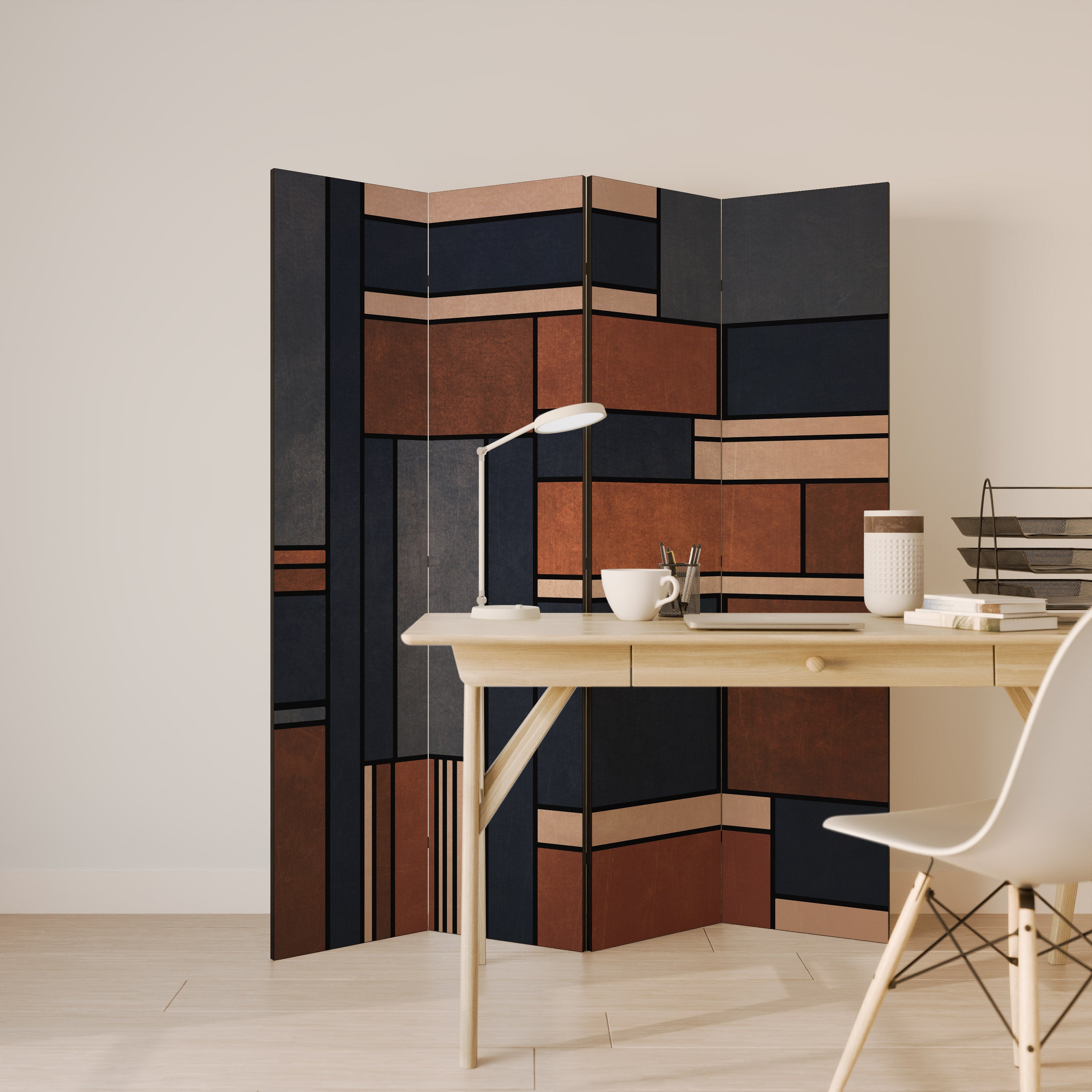 INTREPID FORMATION Decorative 4-Panel Room Divider