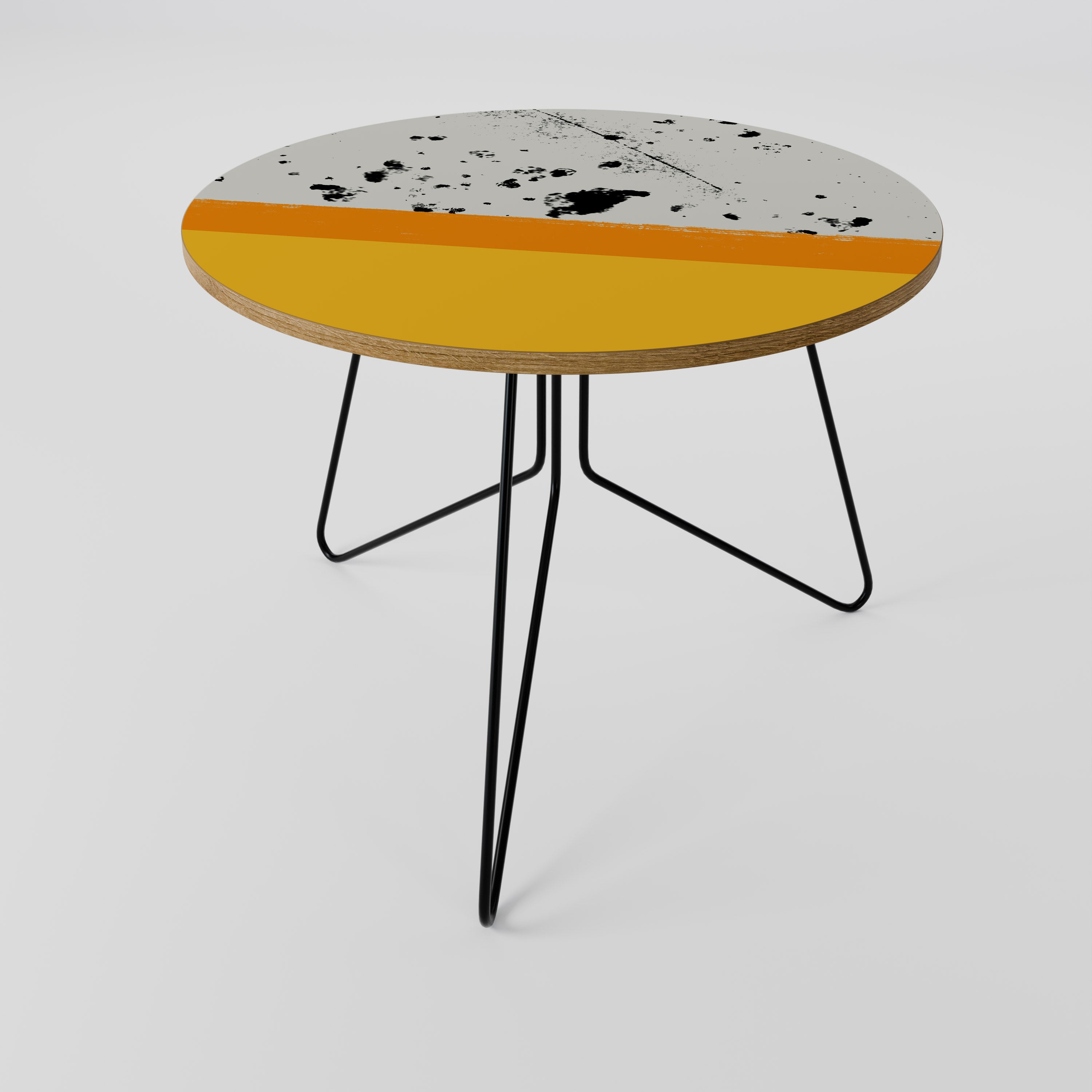 Mesa de centro 69 TEÑIDA DE NARANJA