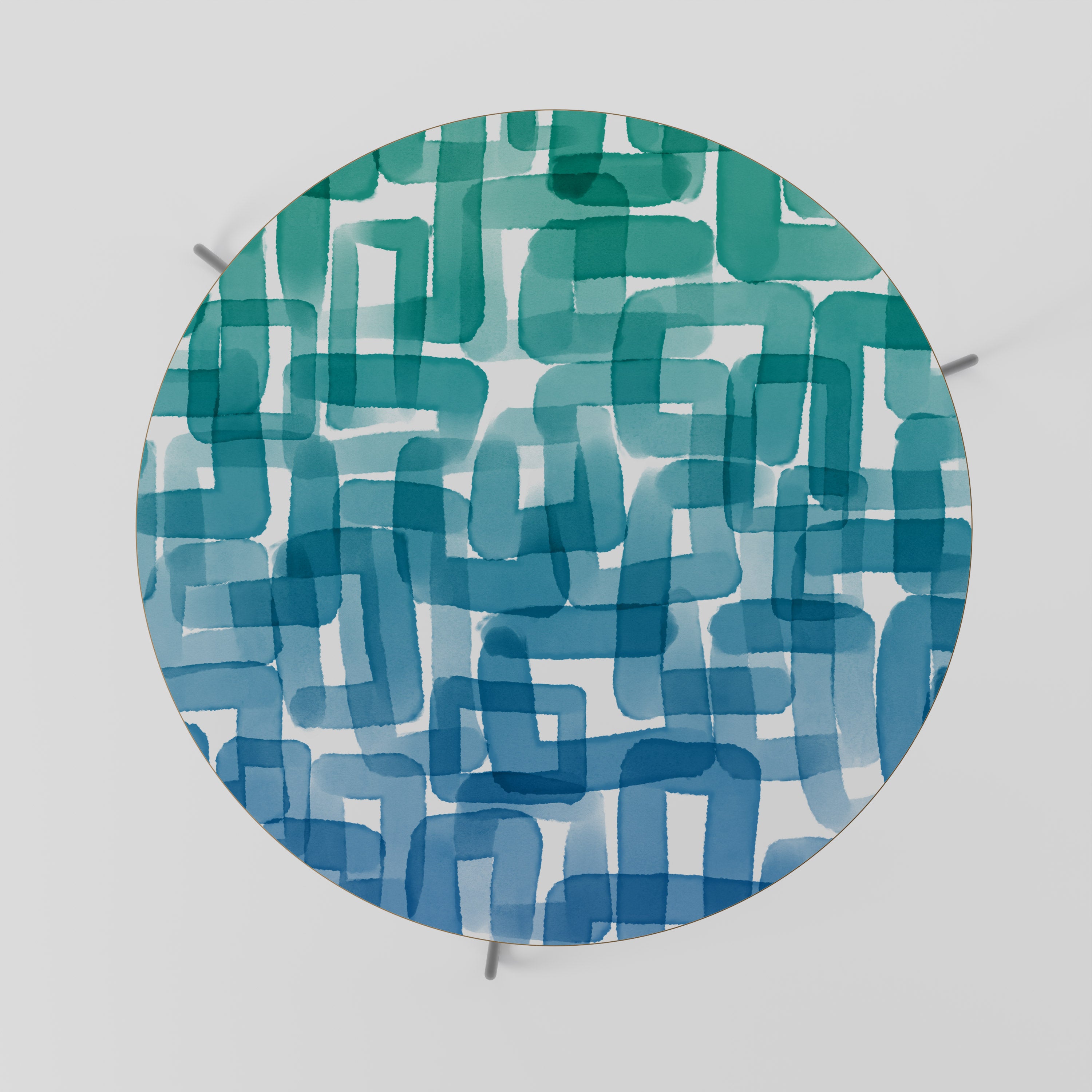 Mesa de centro RECTÁNGULOS TURQUESA 69