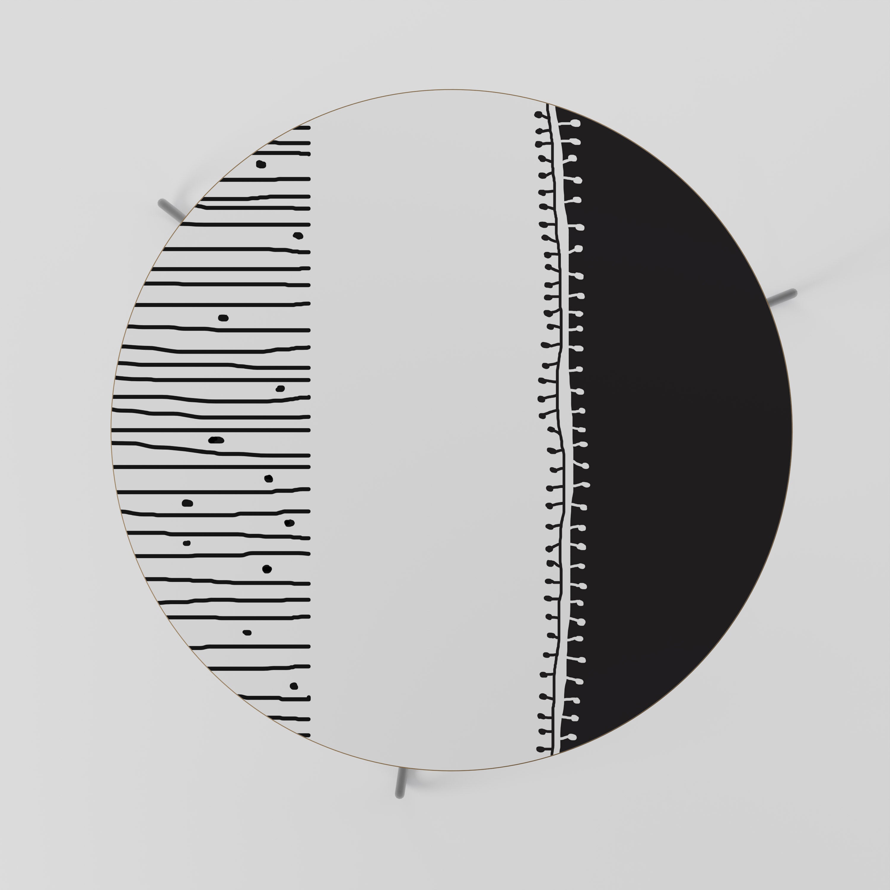 Mesa de centro MUSE MONOCROMÁTICA 69