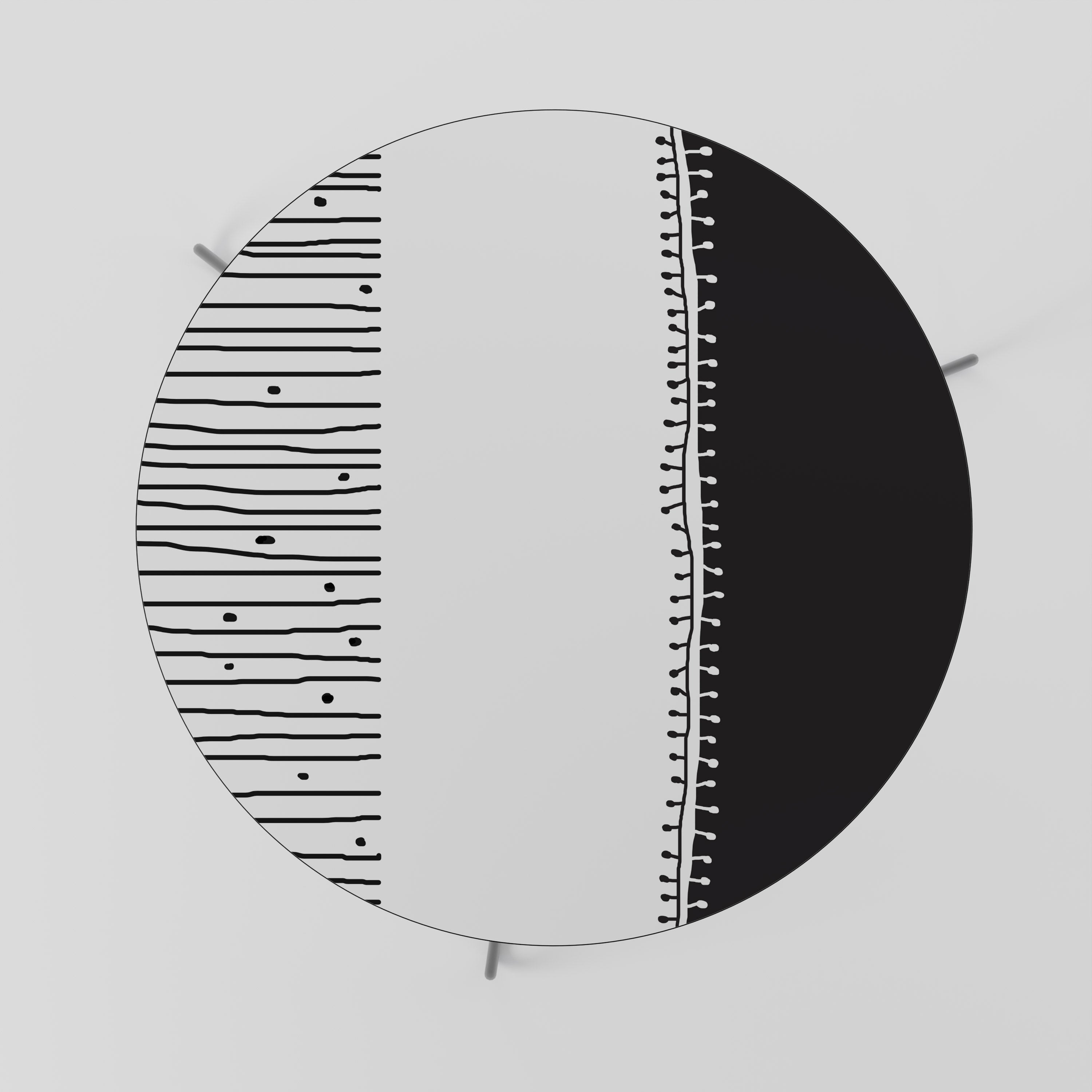 Mesa de centro MUSE MONOCROMÁTICA 69