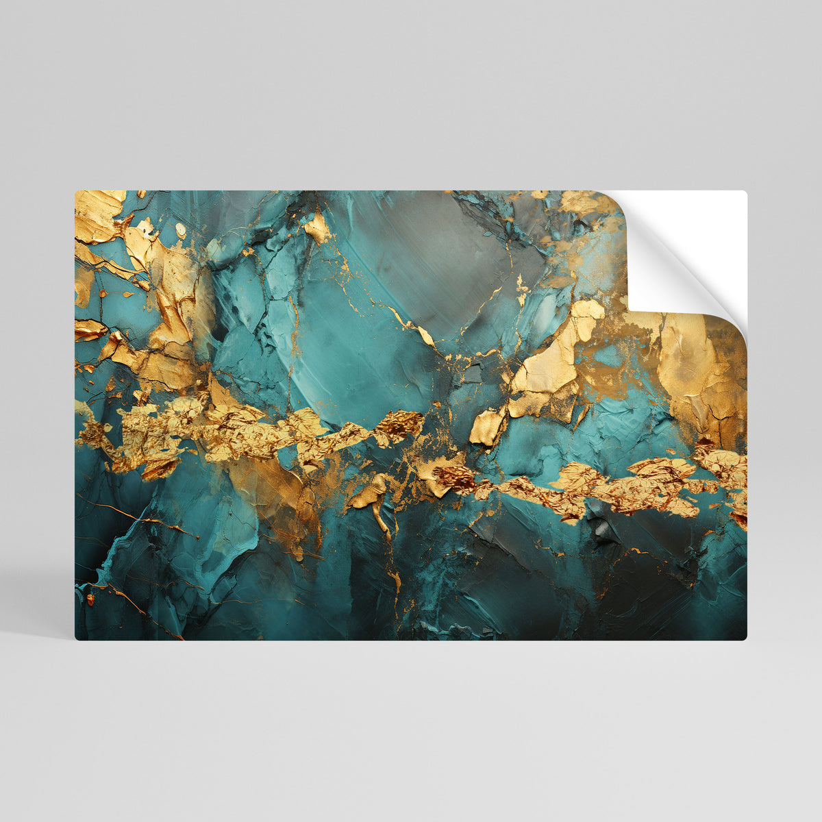 CELESTIAL GOLDRUSH Póster adhesivo horizontal