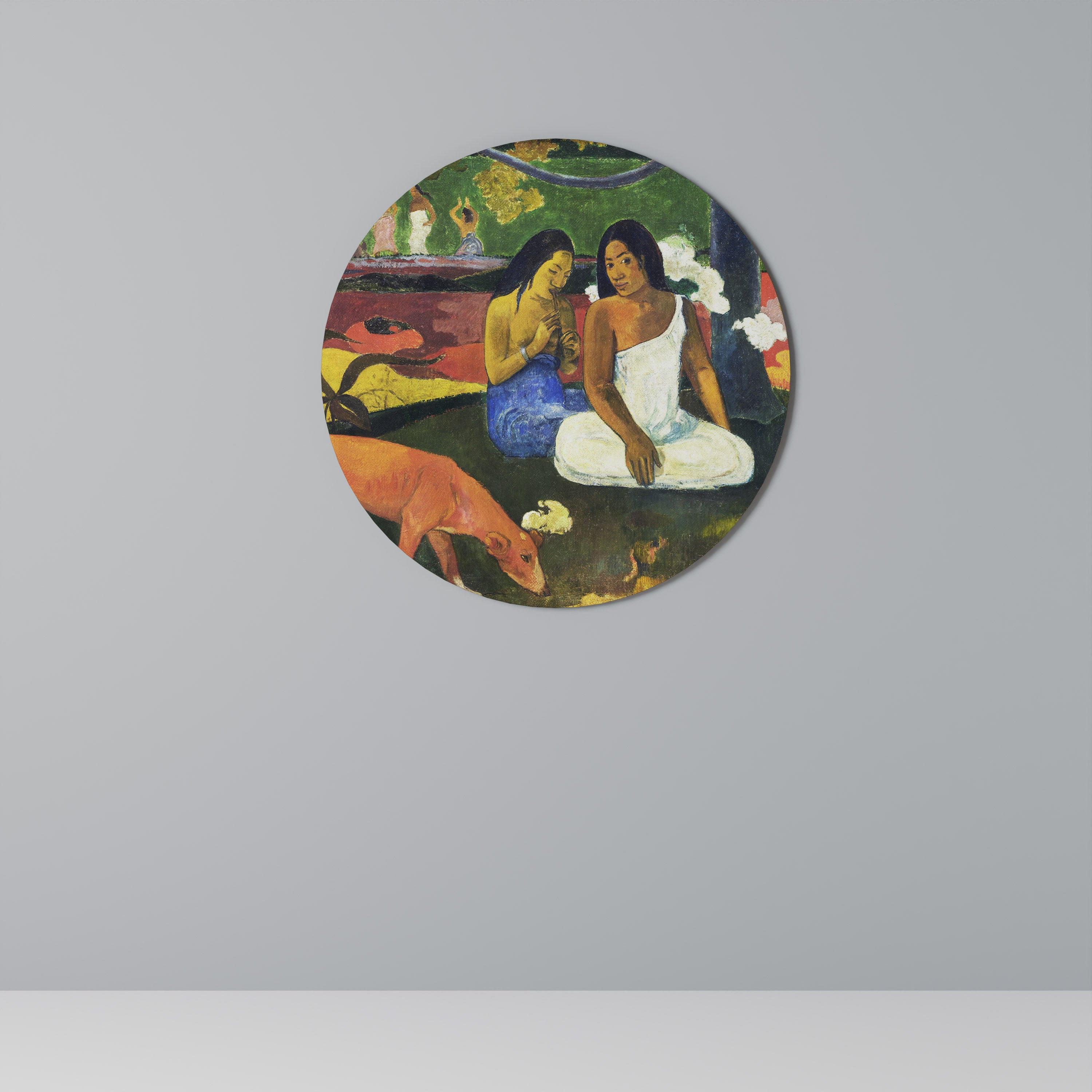 AREAREA BY GAUGUIN Round Wall Art
