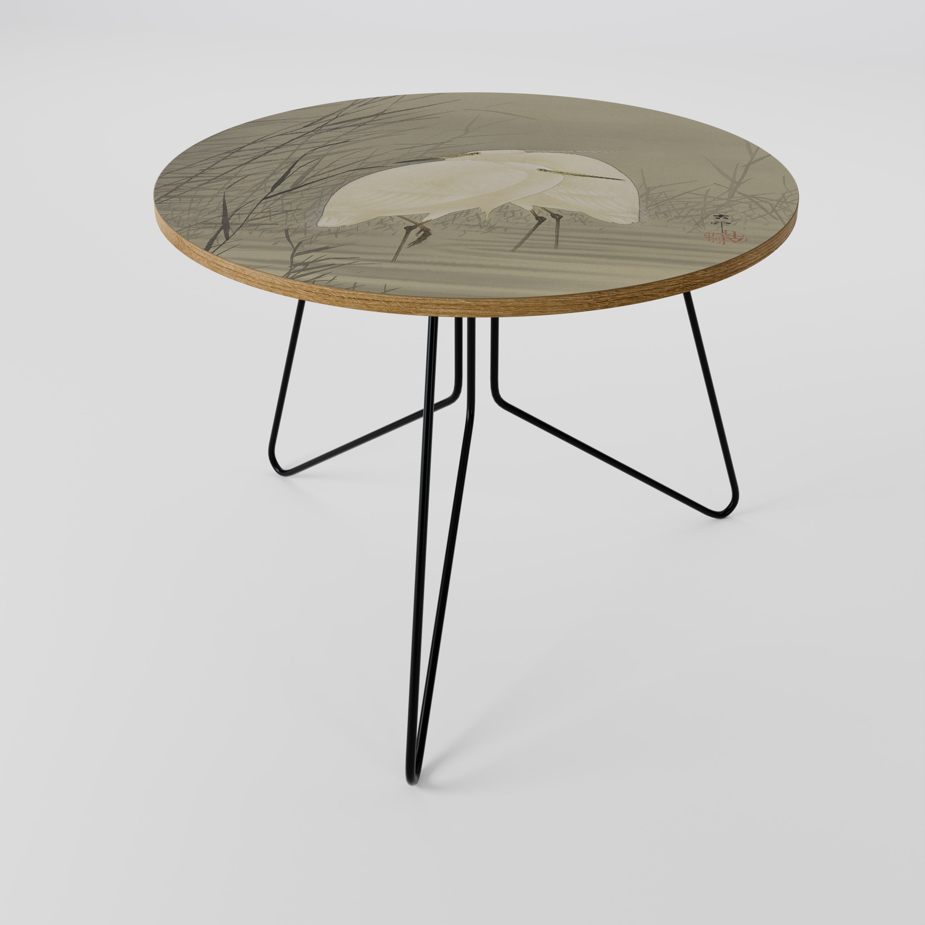 ZILVERREIGERS IN MOERAS Mesa de centro 69