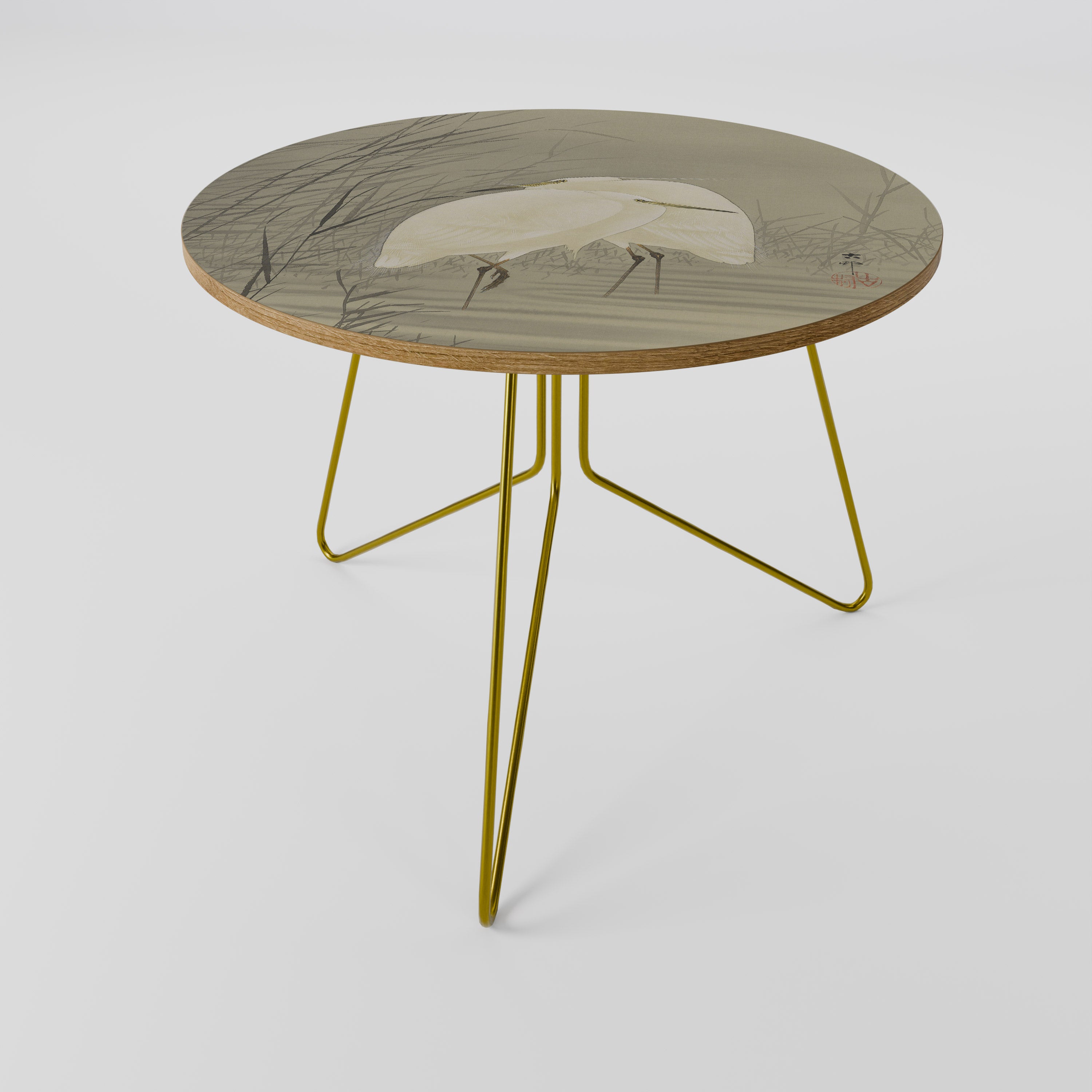 ZILVERREIGERS IN MOERAS Mesa de centro 69