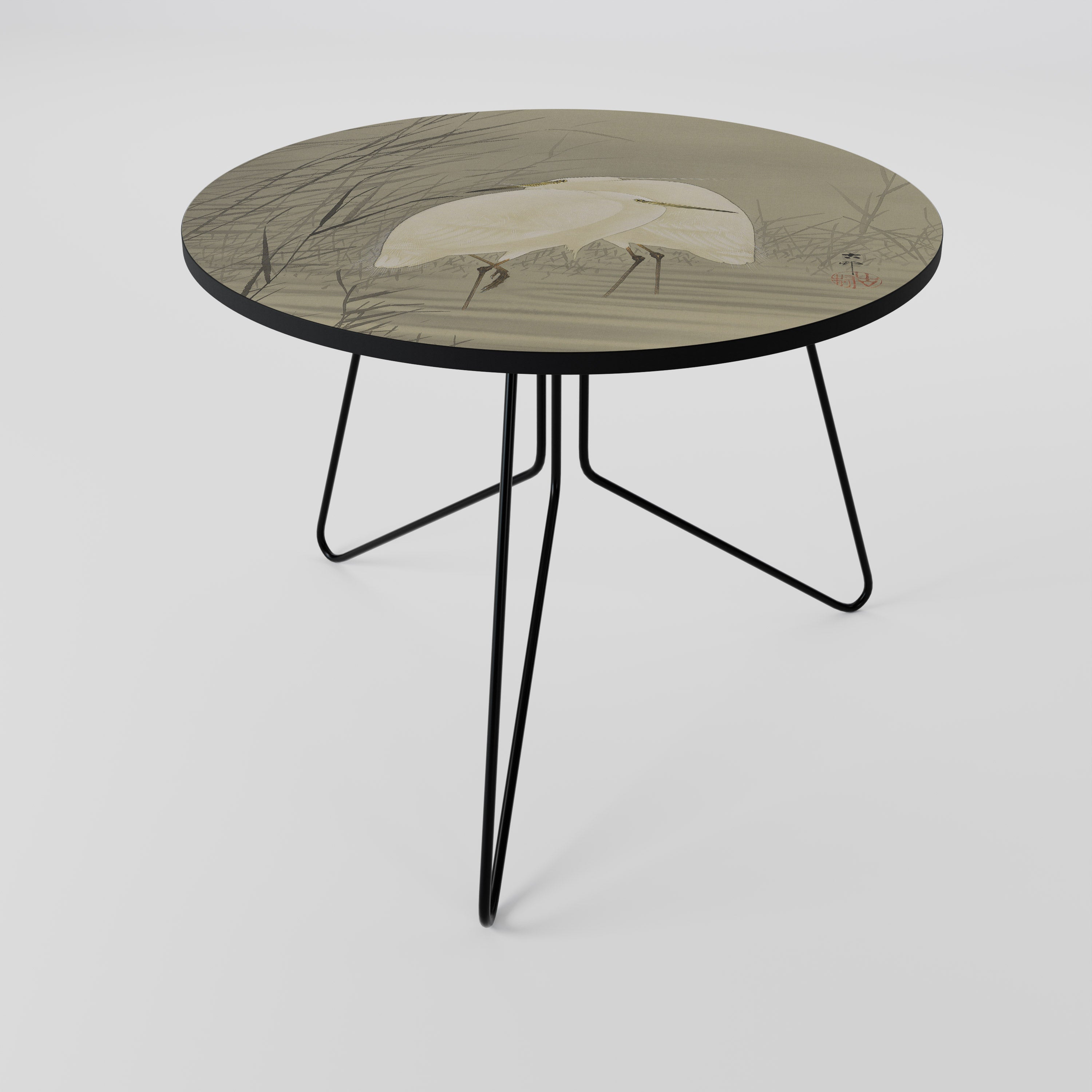 ZILVERREIGERS IN MOERAS Mesa de centro 69