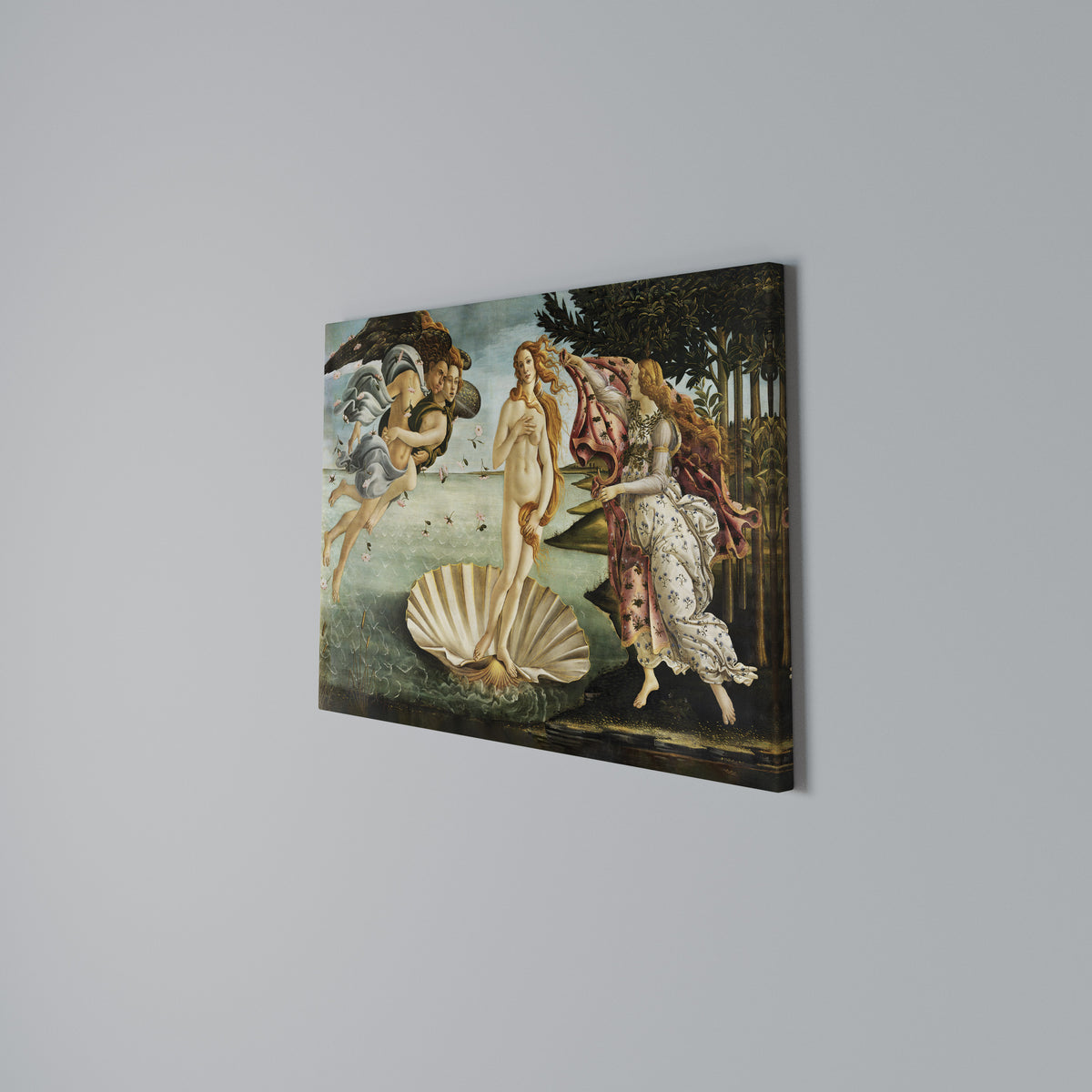 DIVINE BIRTH OF BEAUTY Cuadro en lienzo horizontal