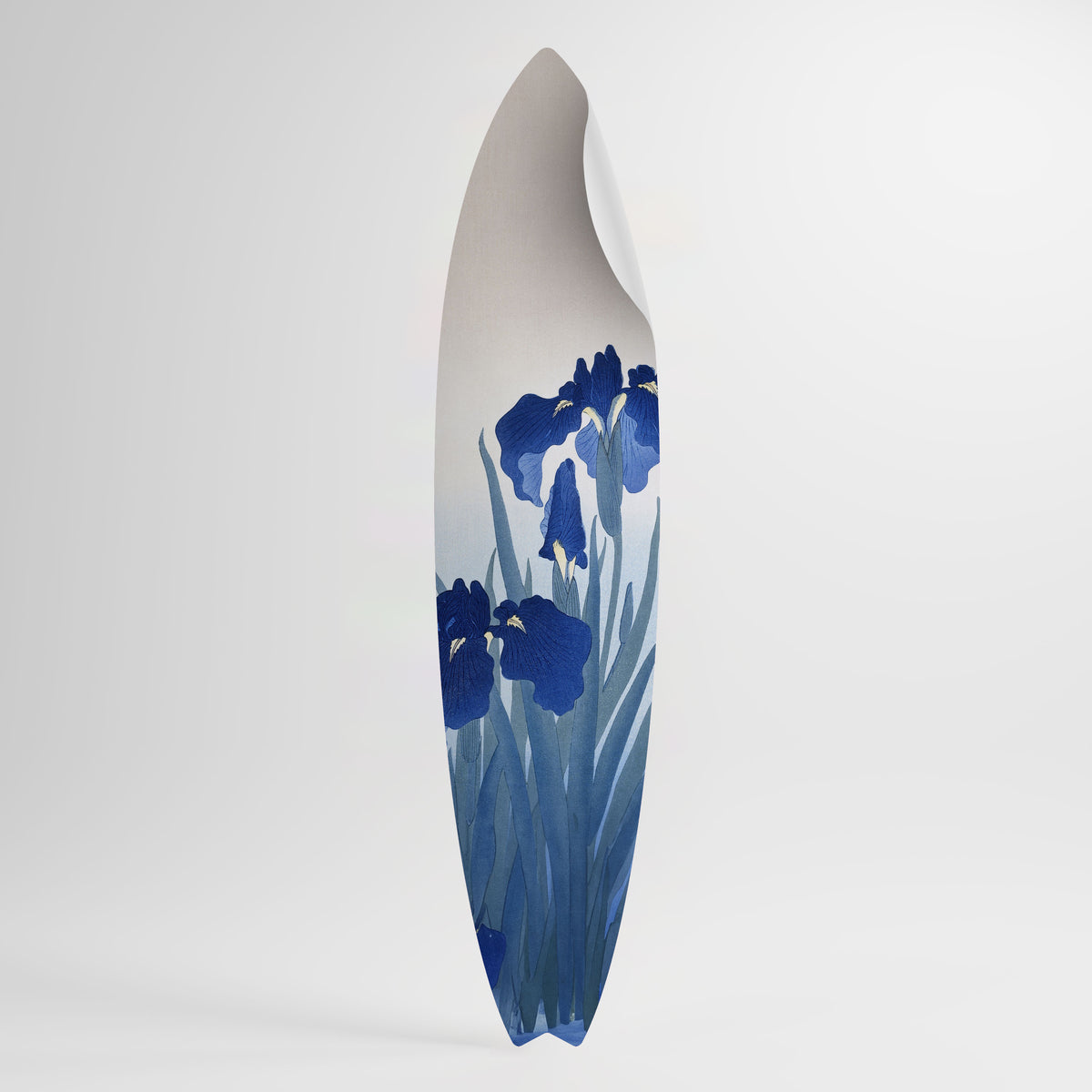 BLUE FLORAL RIDE Vinilo decorativo de tabla de surf