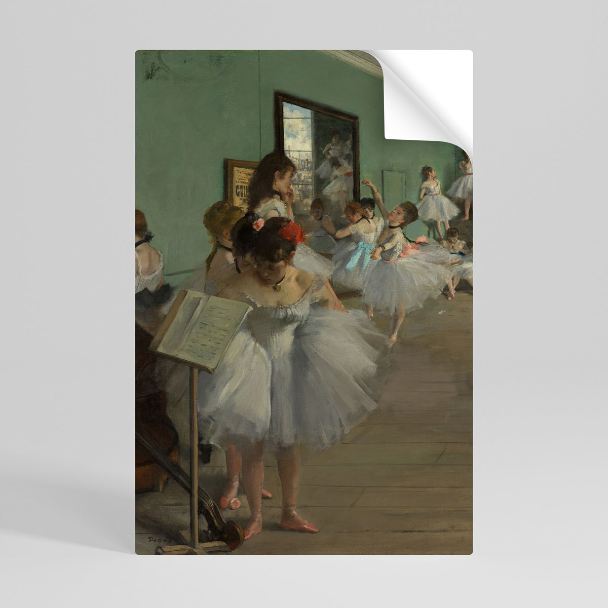 THE DANCE CLASS Póster adhesivo vertical