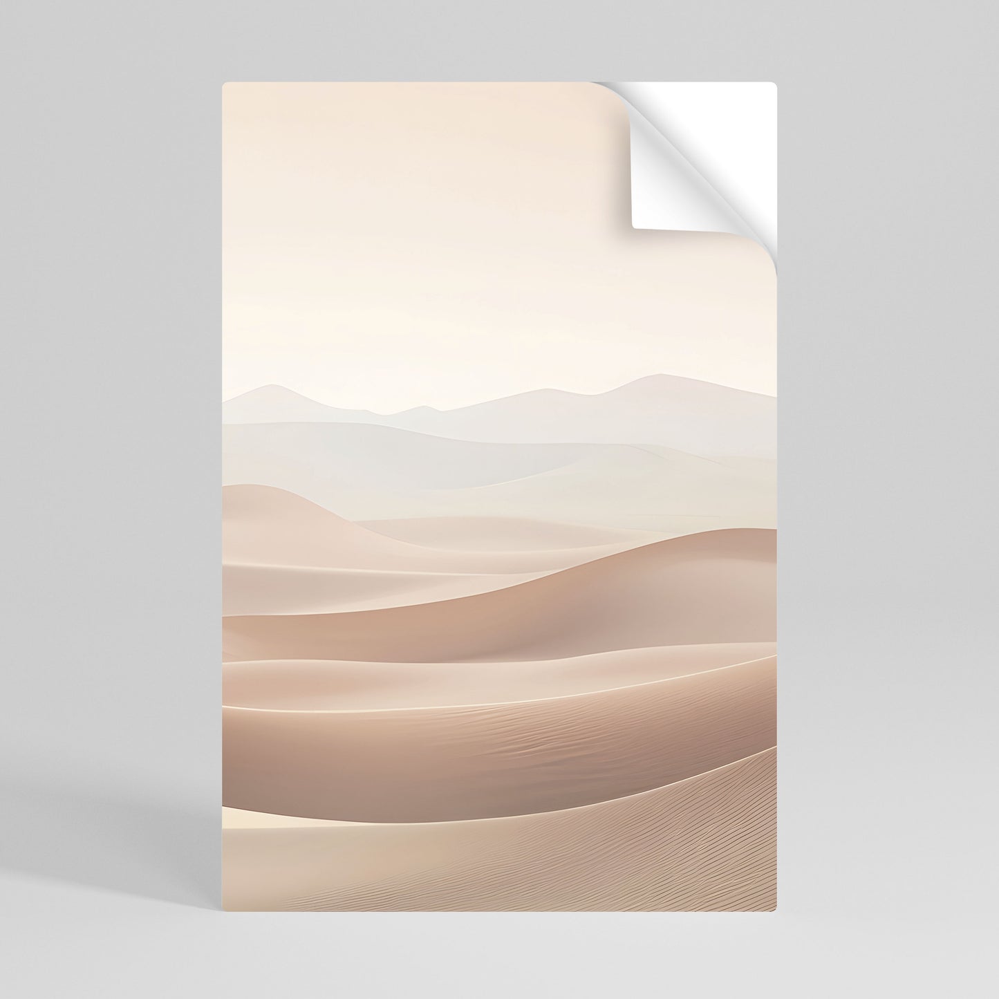 SUBTLE SANDS Peel and Stick Vertical Poster