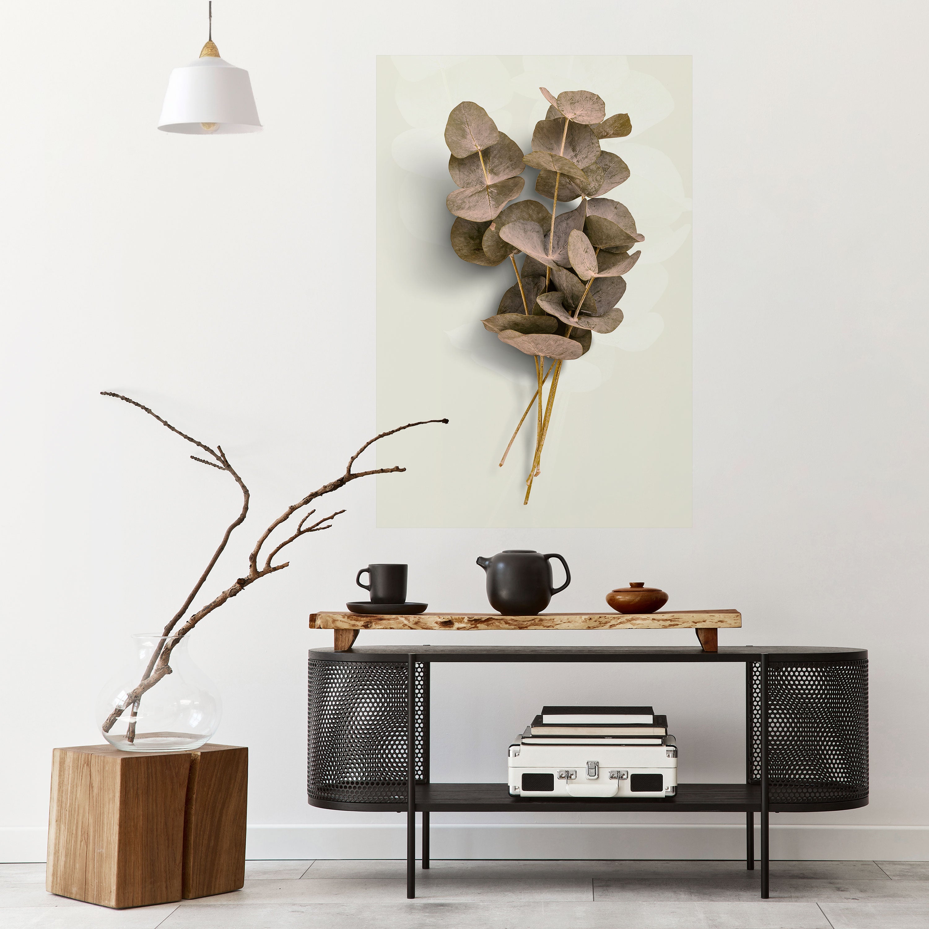 TIMELESS GREENERY Peel and Stick Vertical Poster