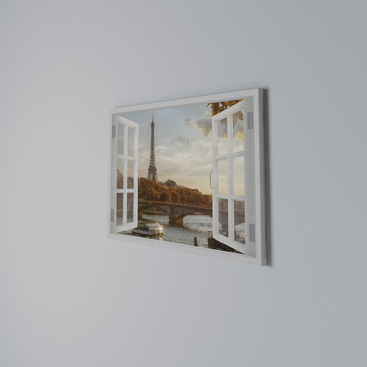 EIFFEL WINDOW WHISPERS Cuadro en lienzo horizontal