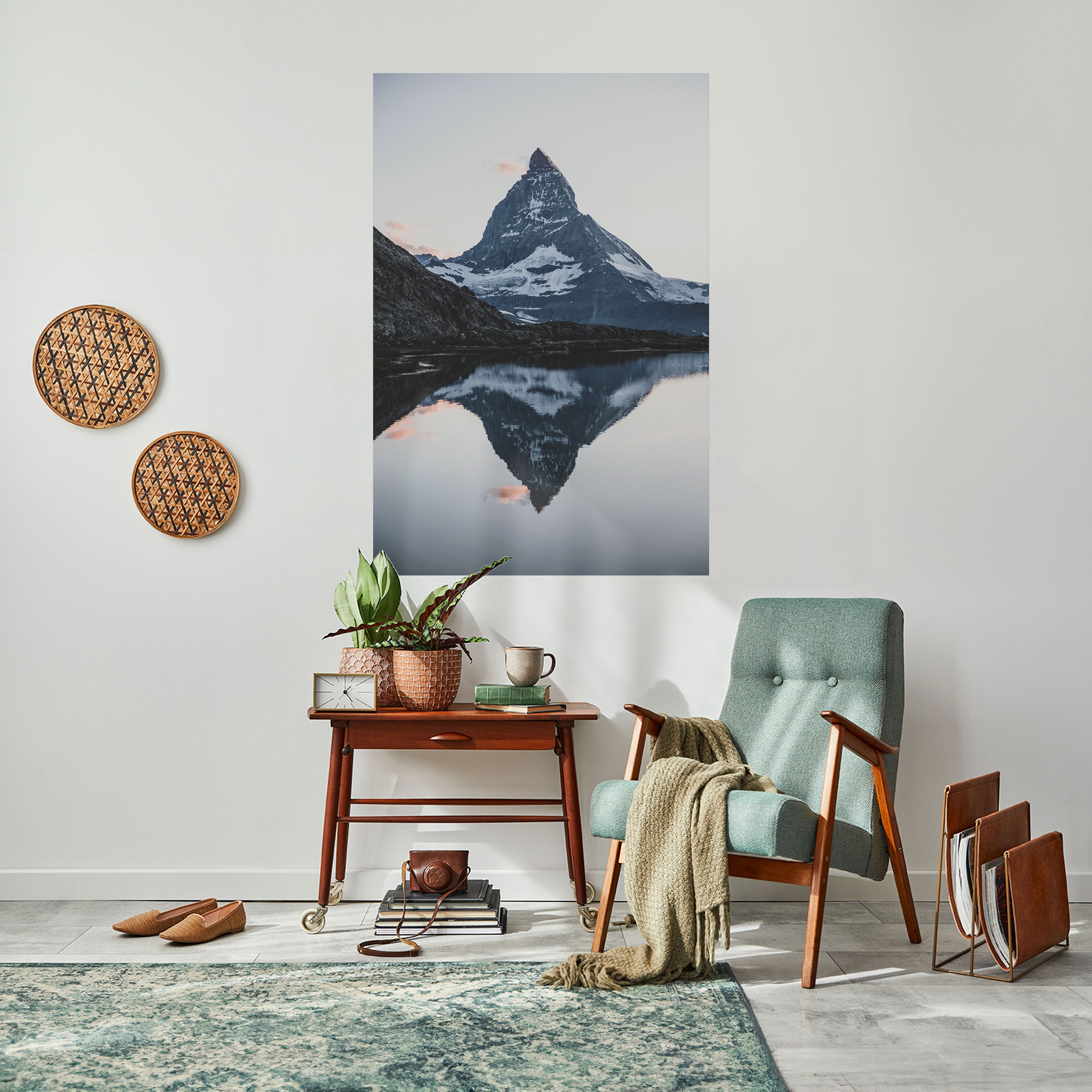 MEMORY OF MATTERHORN Peel and Stick Vertical Poster