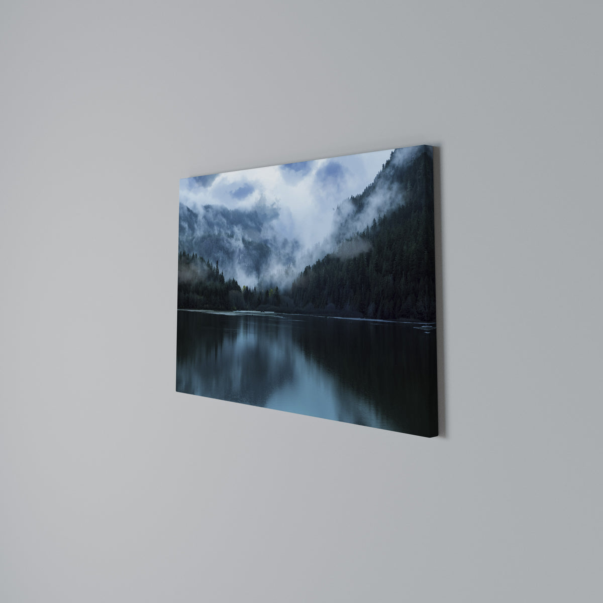 MYSTICAL MIST REFLECTIONS Cuadro en lienzo horizontal