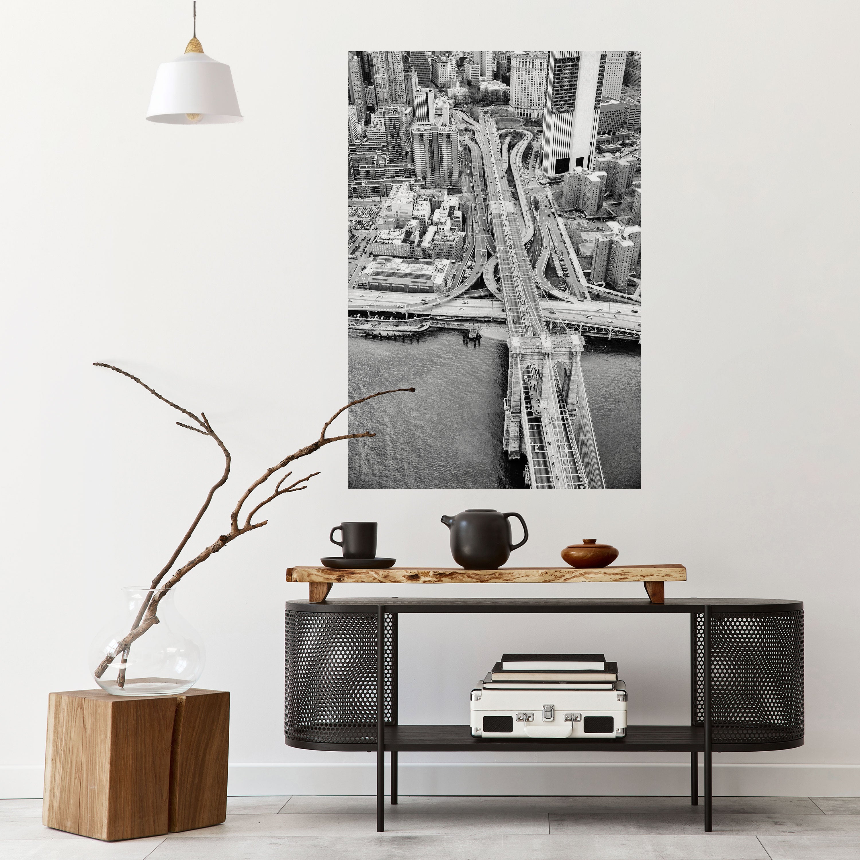 METROPOLITAN MAZE DANCE Peel and Stick Vertical Poster