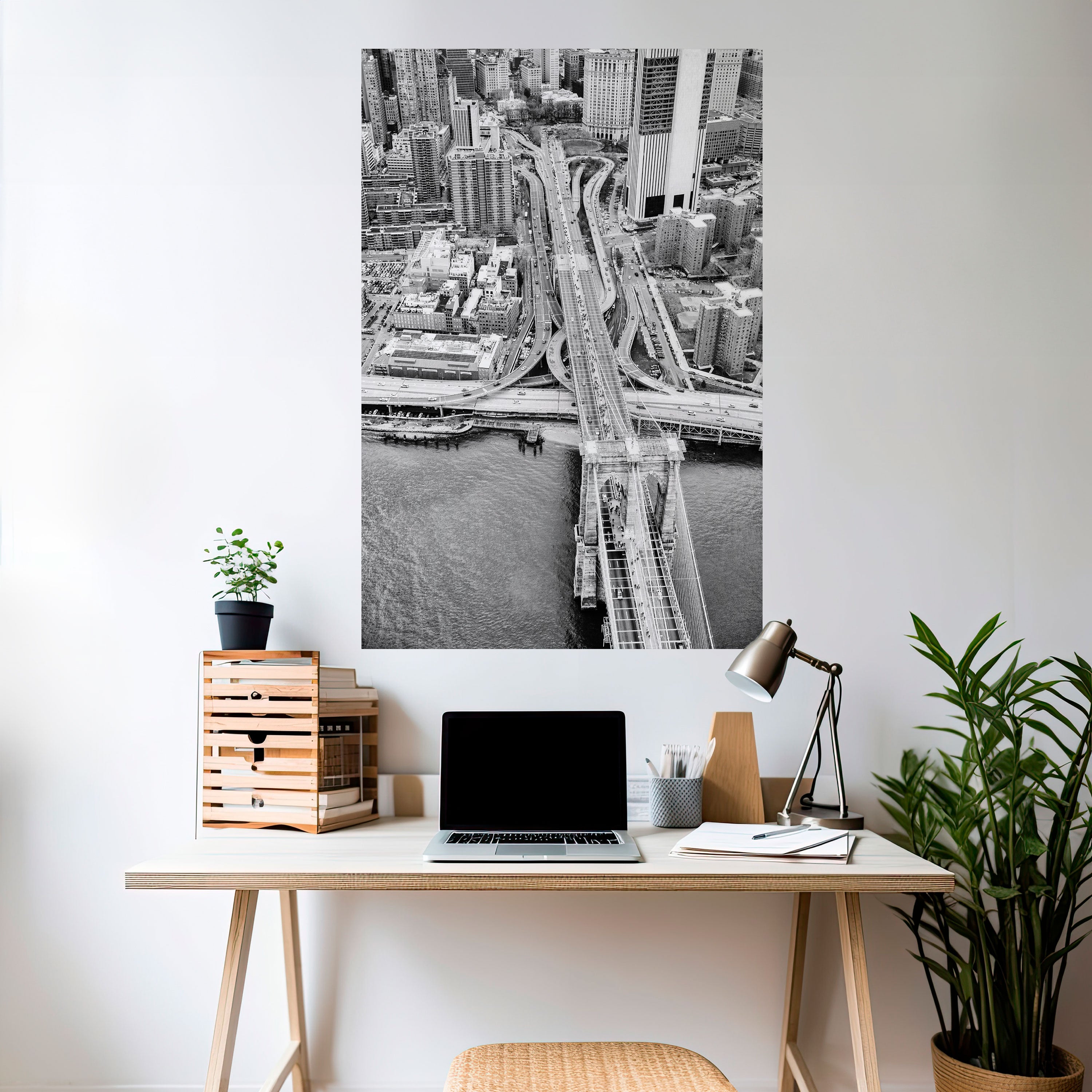 METROPOLITAN MAZE DANCE Peel and Stick Vertical Poster