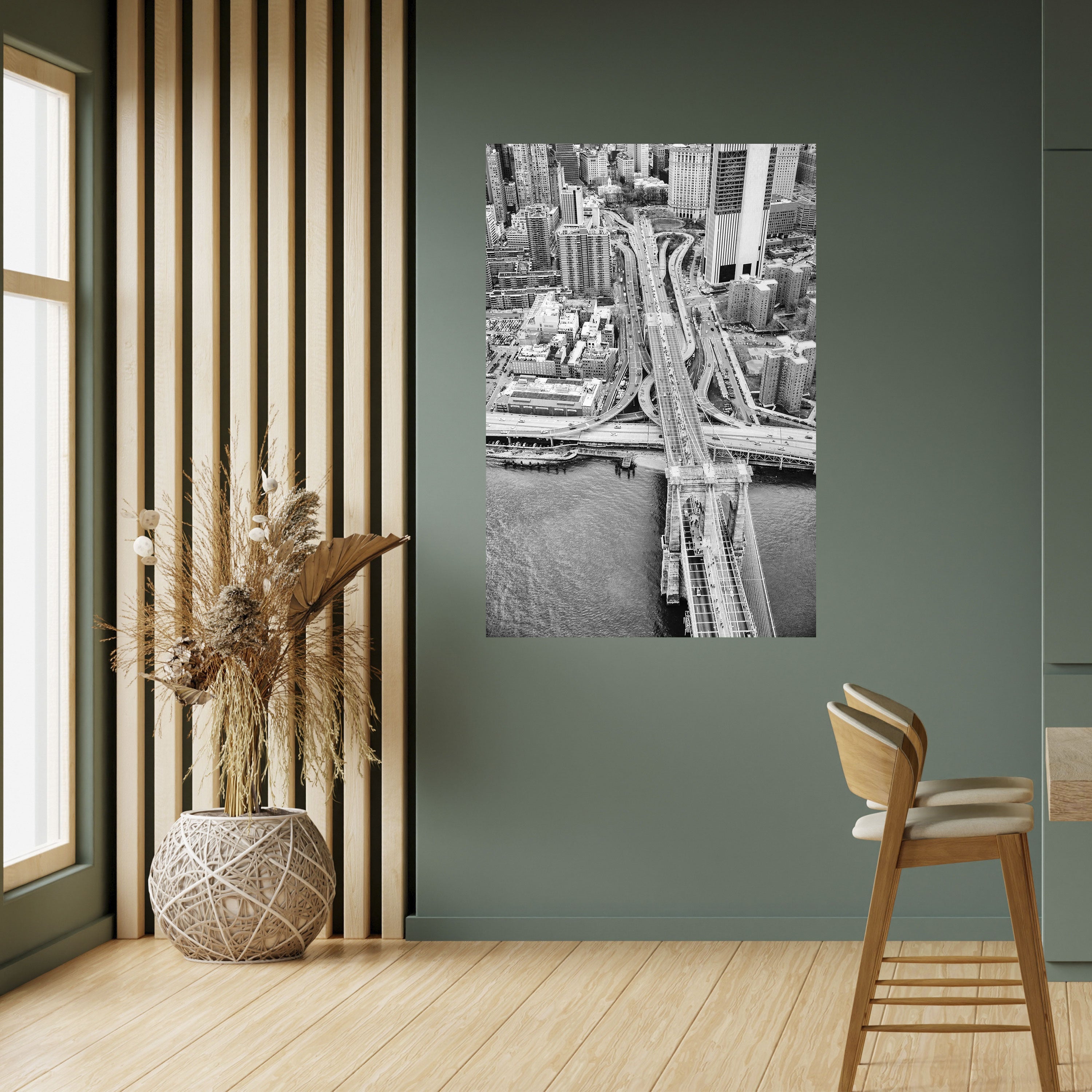 METROPOLITAN MAZE DANCE Peel and Stick Vertical Poster