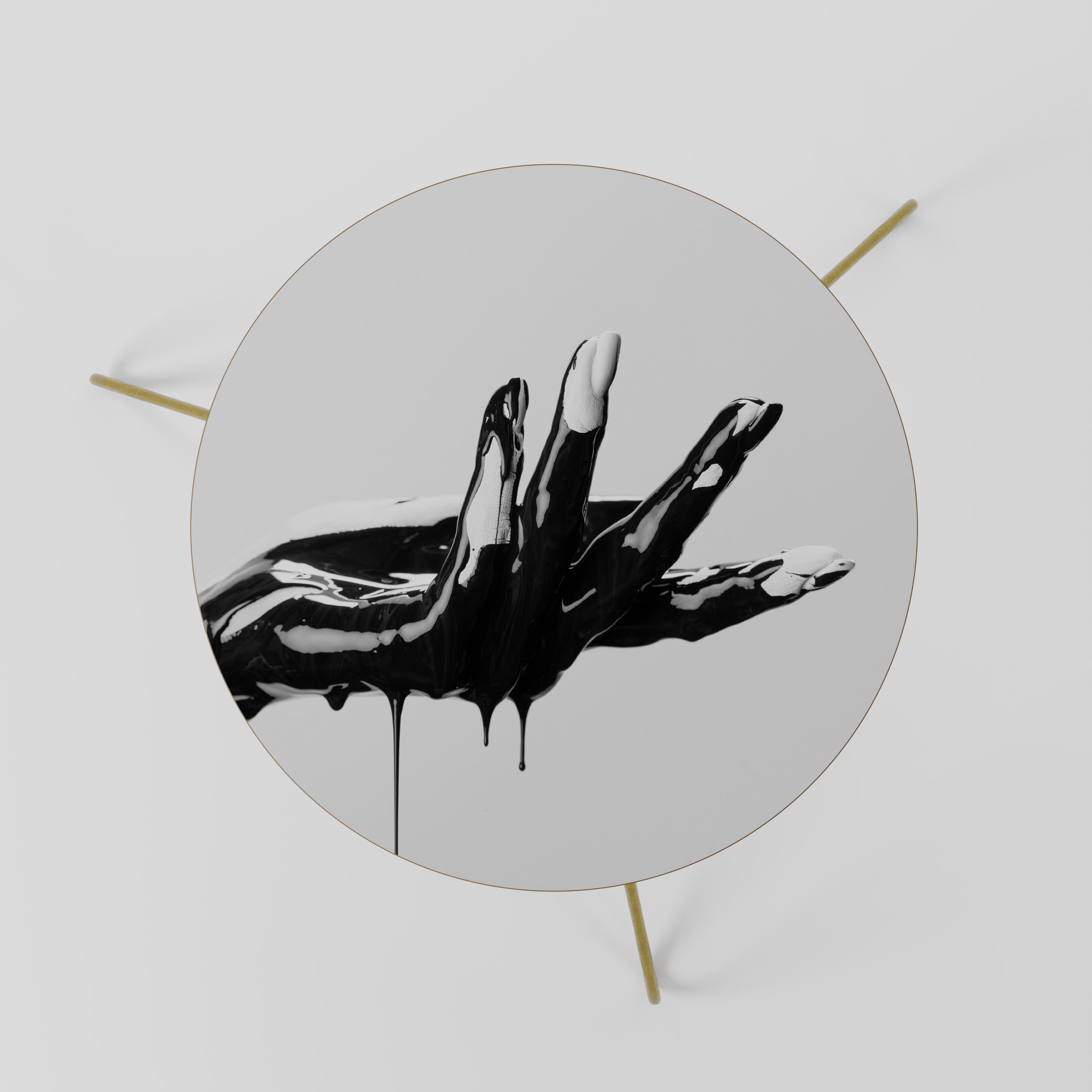 BLACK VISCOSITY Coffee Table 60