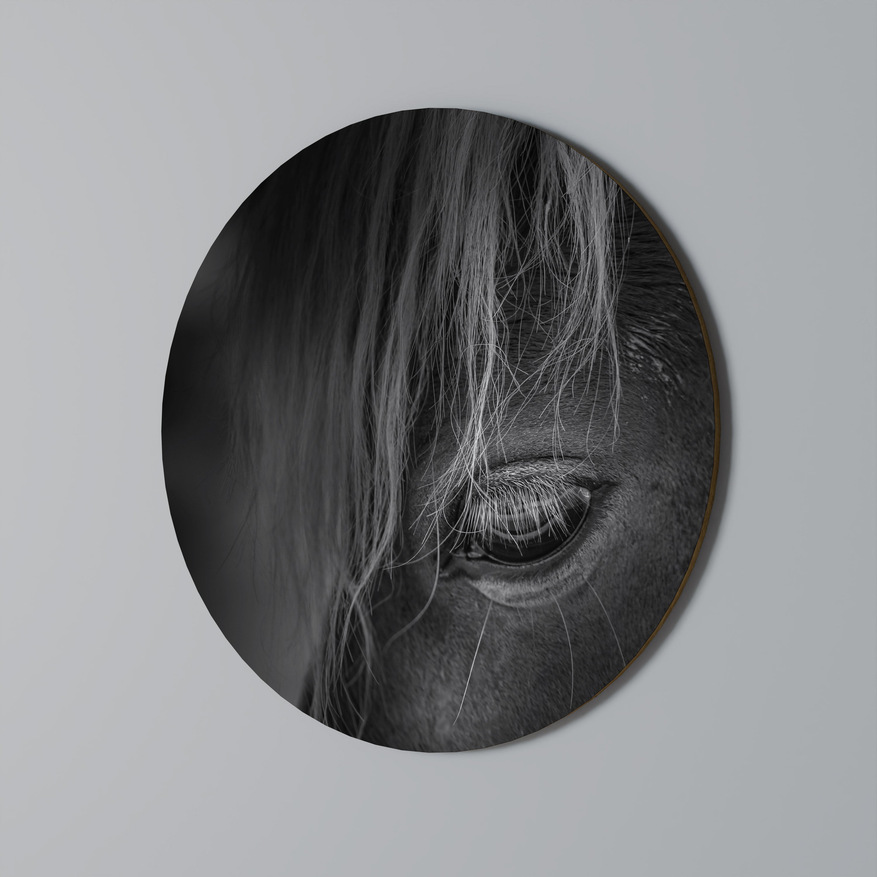 SILENT STRENGTH Round Wall Art