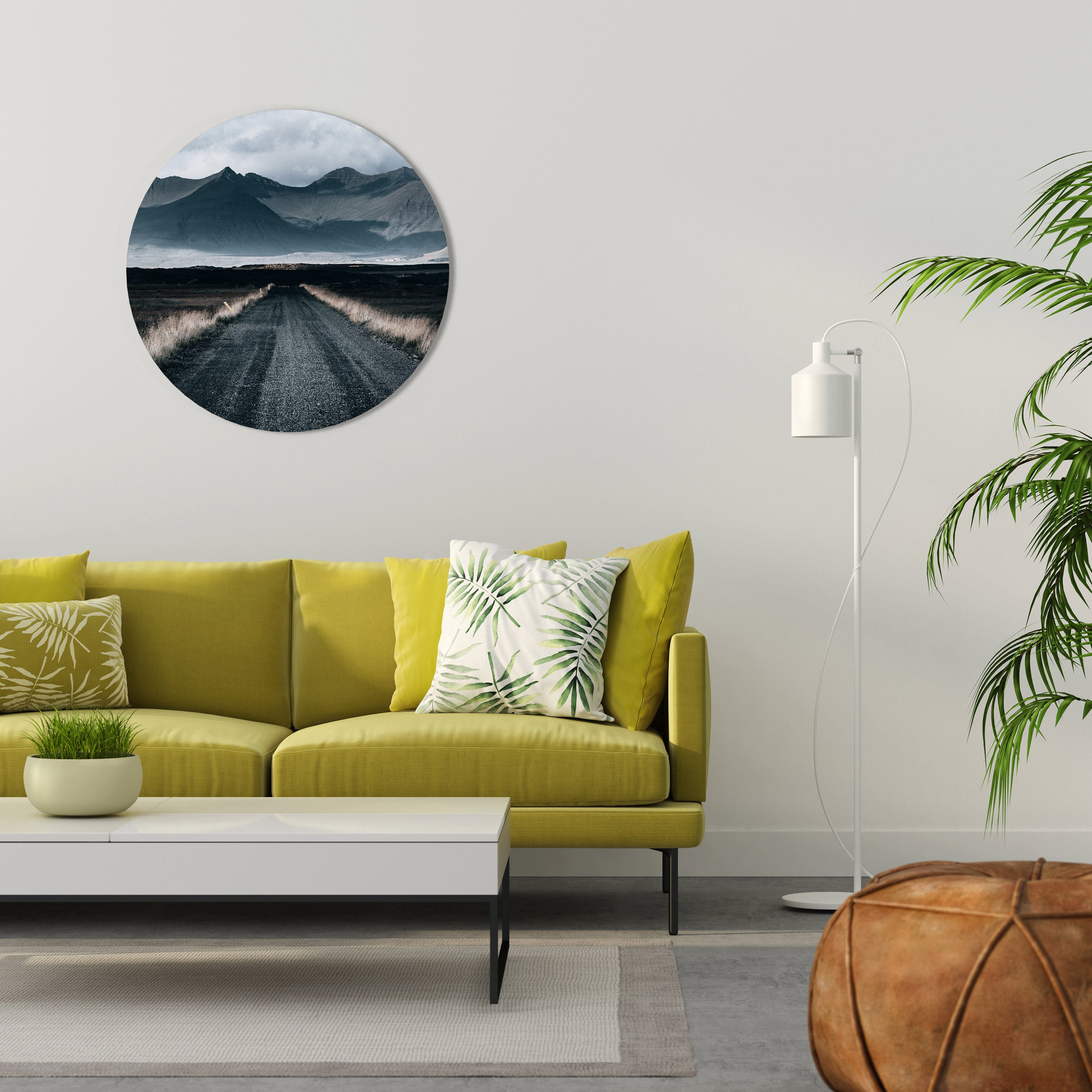 FOGBOUND HEIGHTS Round Wall Art