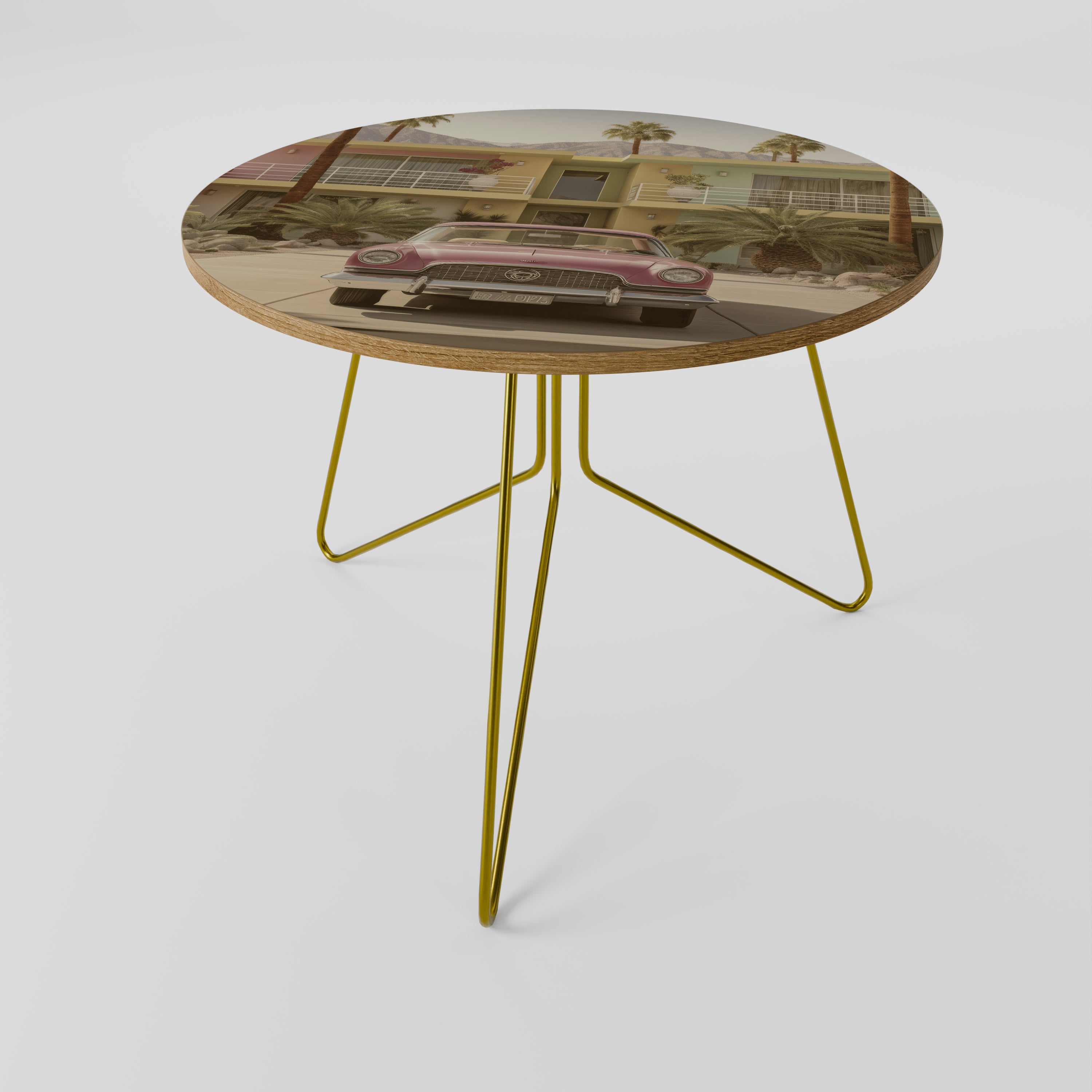 Mesa de centro estilo californiano 69