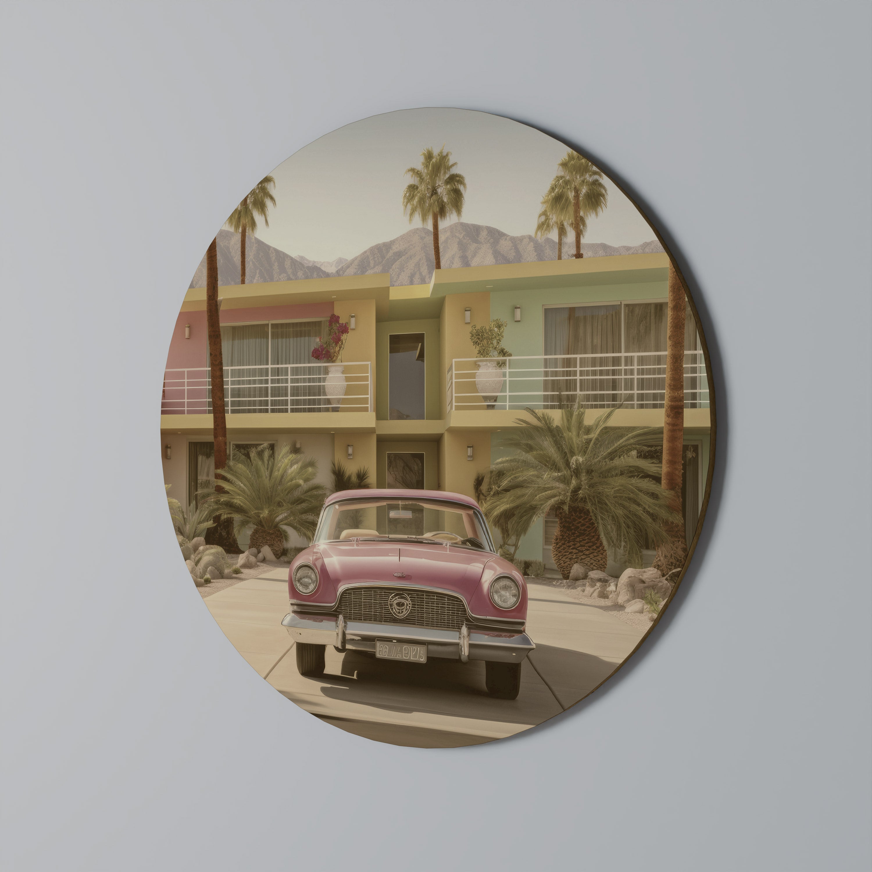 CALIFORNIAN STYLE Round Wall Art