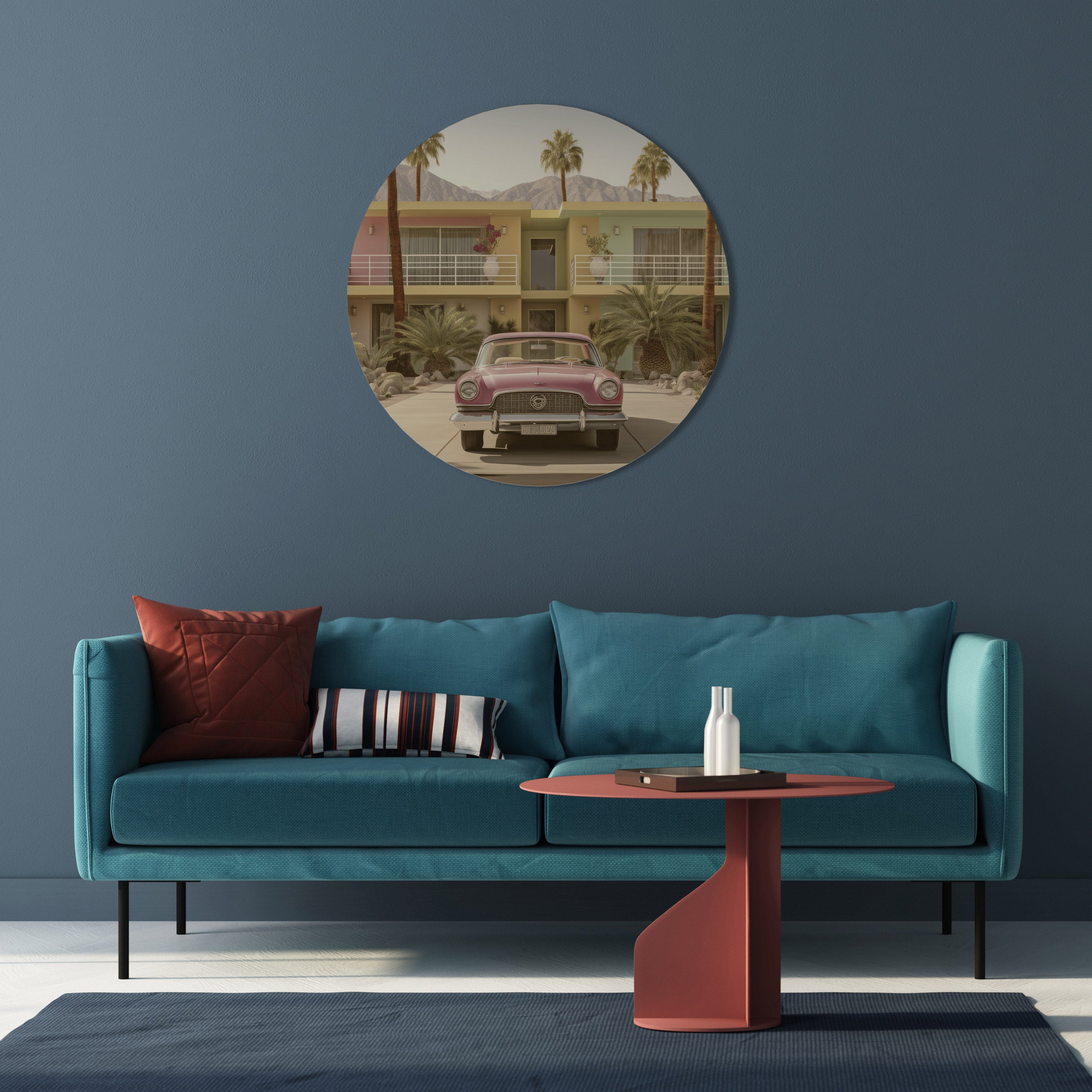 CALIFORNIAN STYLE Round Wall Art