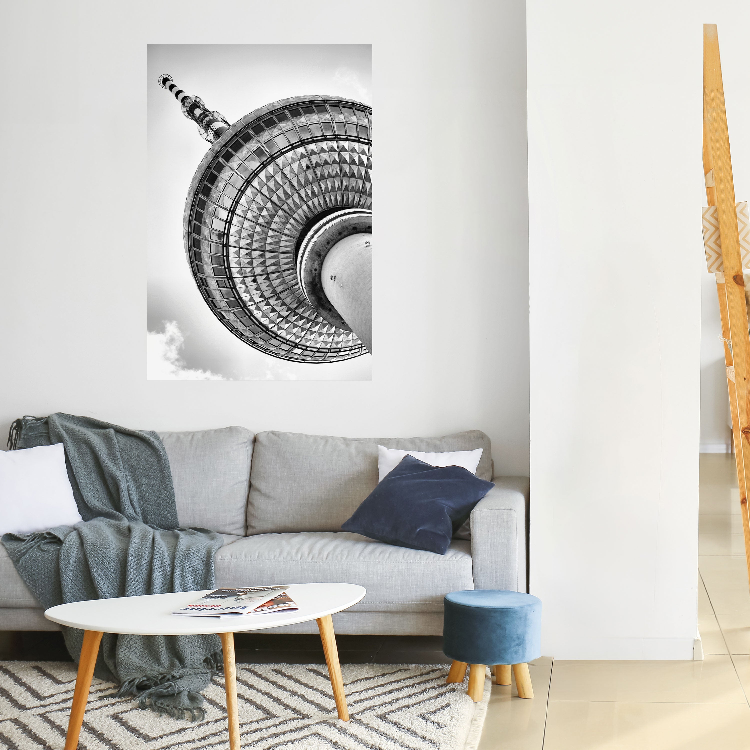 BERLINER FERNSEHTURM Peel and Stick Vertical Poster