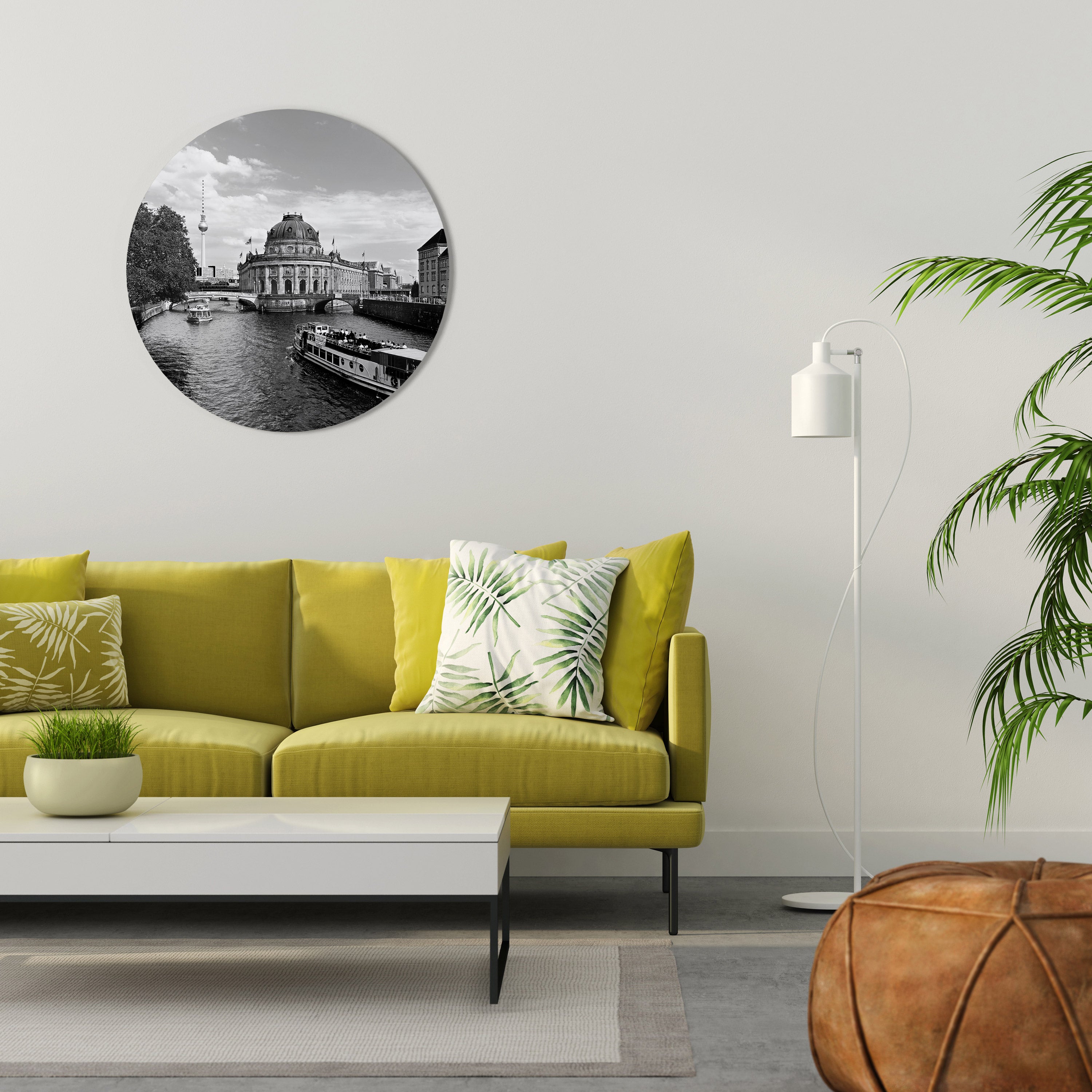 GHOSTS OF HISTORY Round Wall Art