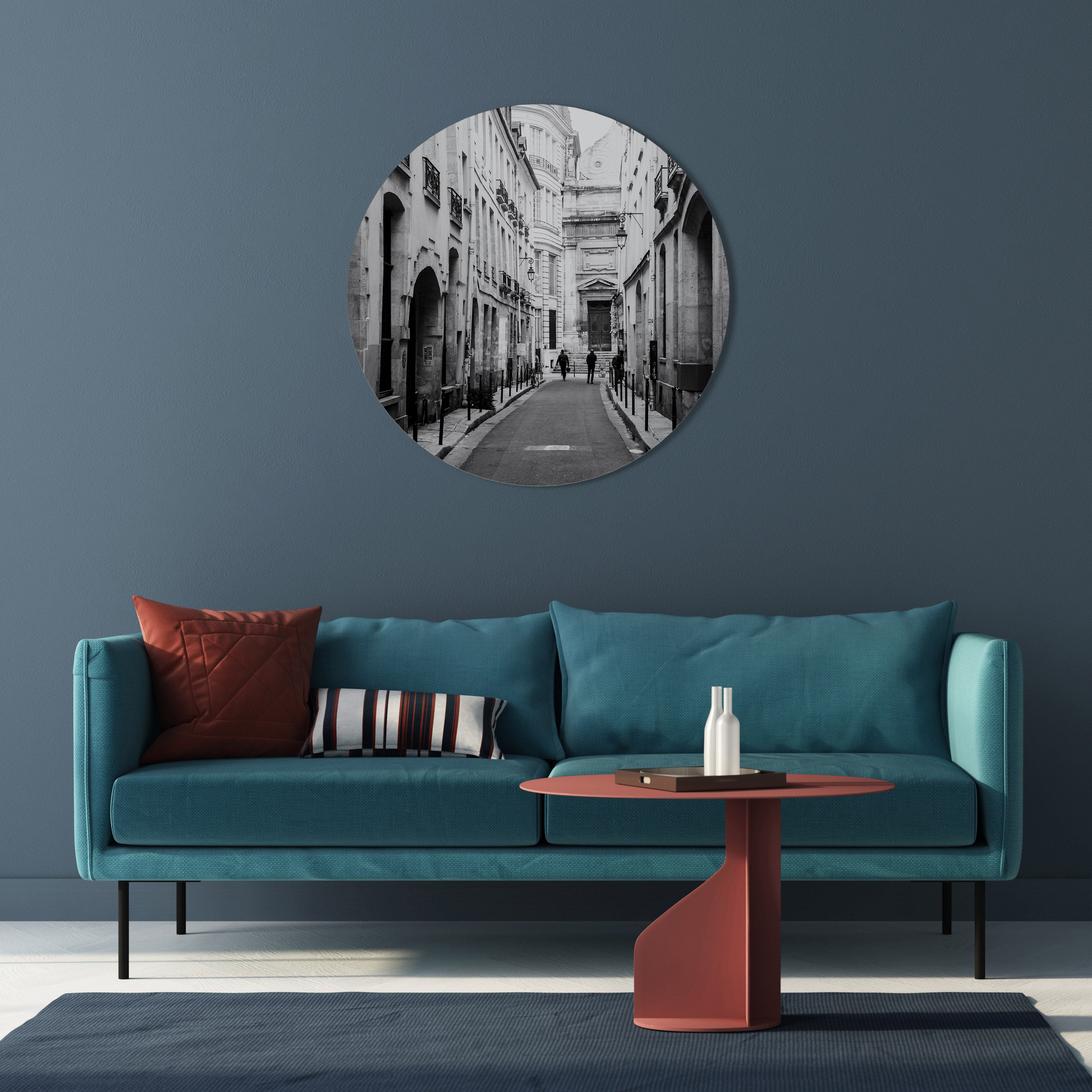 SECRET PATHWAYS UNVEILED Round Wall Art