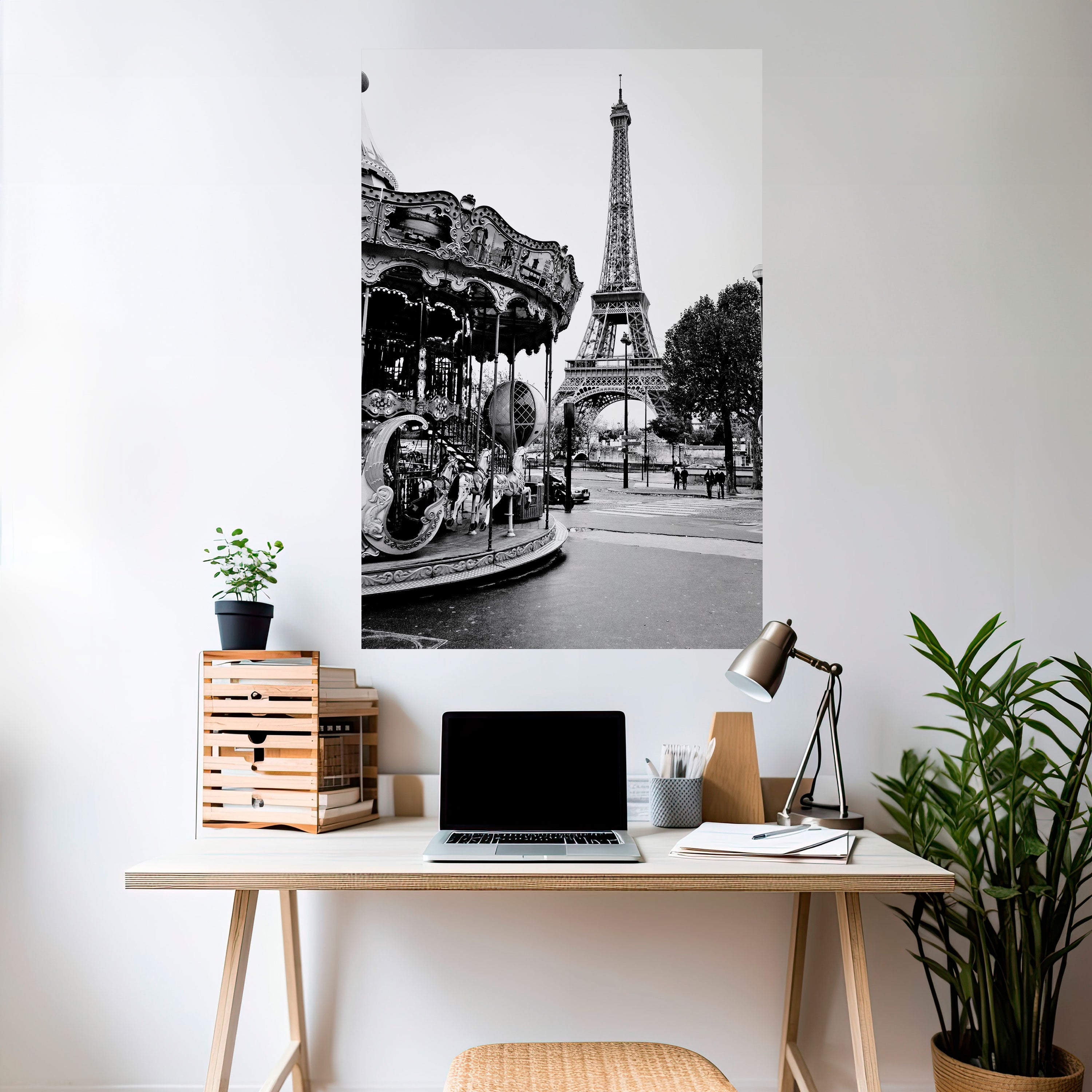 CHARMS OF THE CITY Peel and Stick Vertical Poster