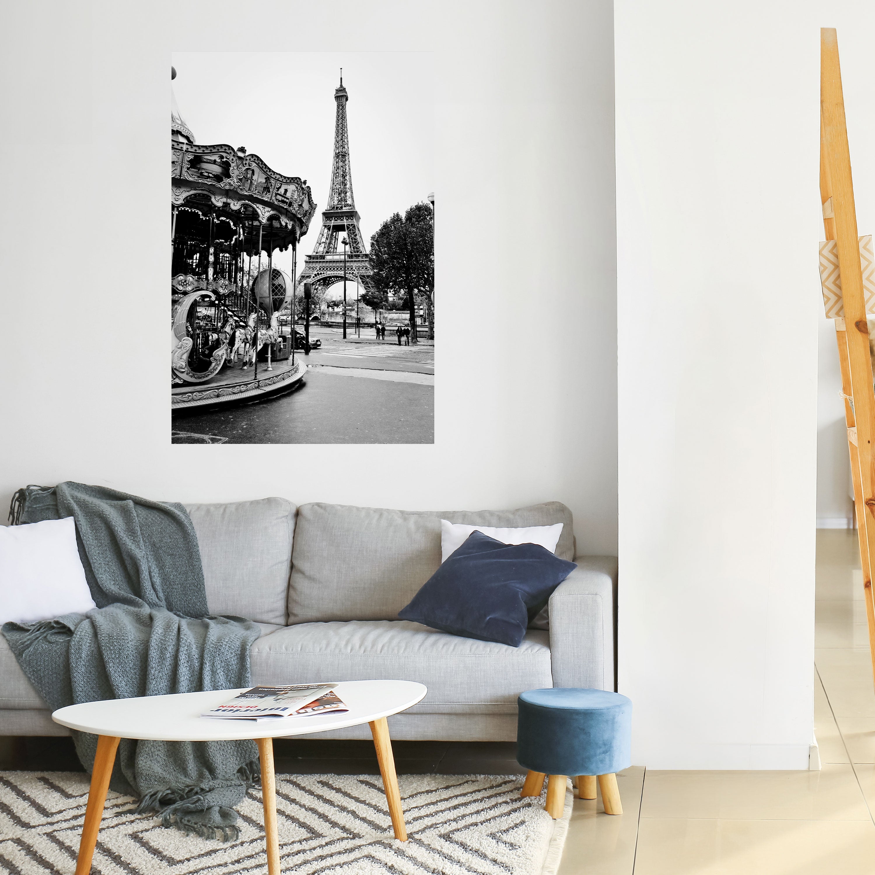 CHARMS OF THE CITY Peel and Stick Vertical Poster