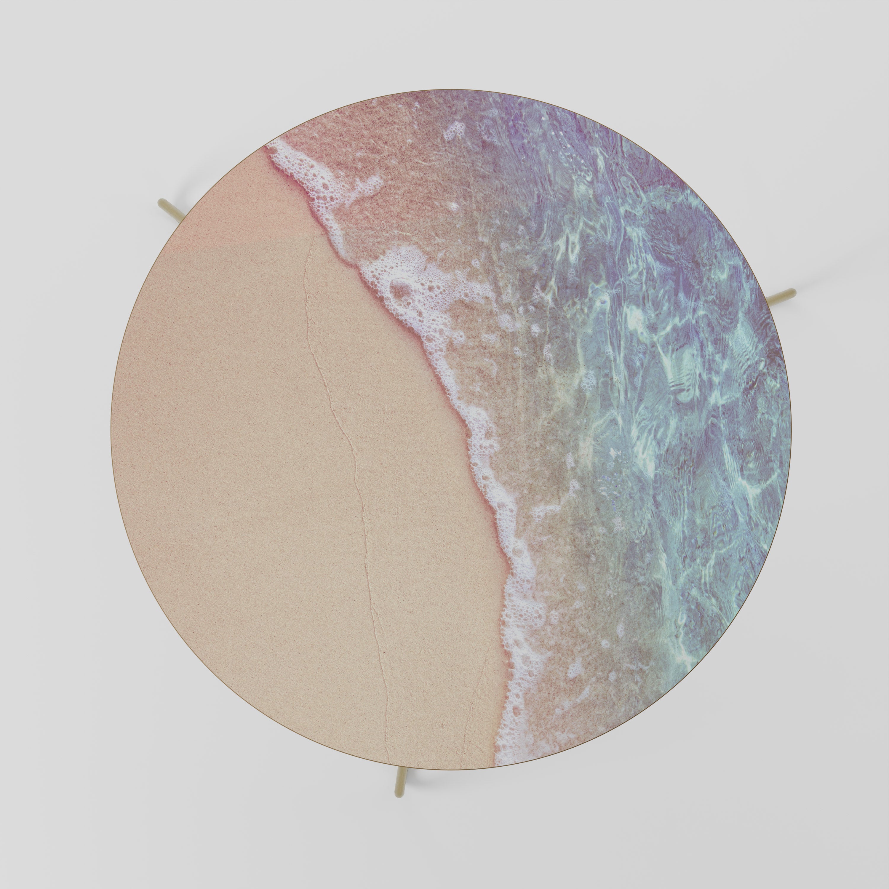 Mesa de centro 69 en tonos arena de ensueño