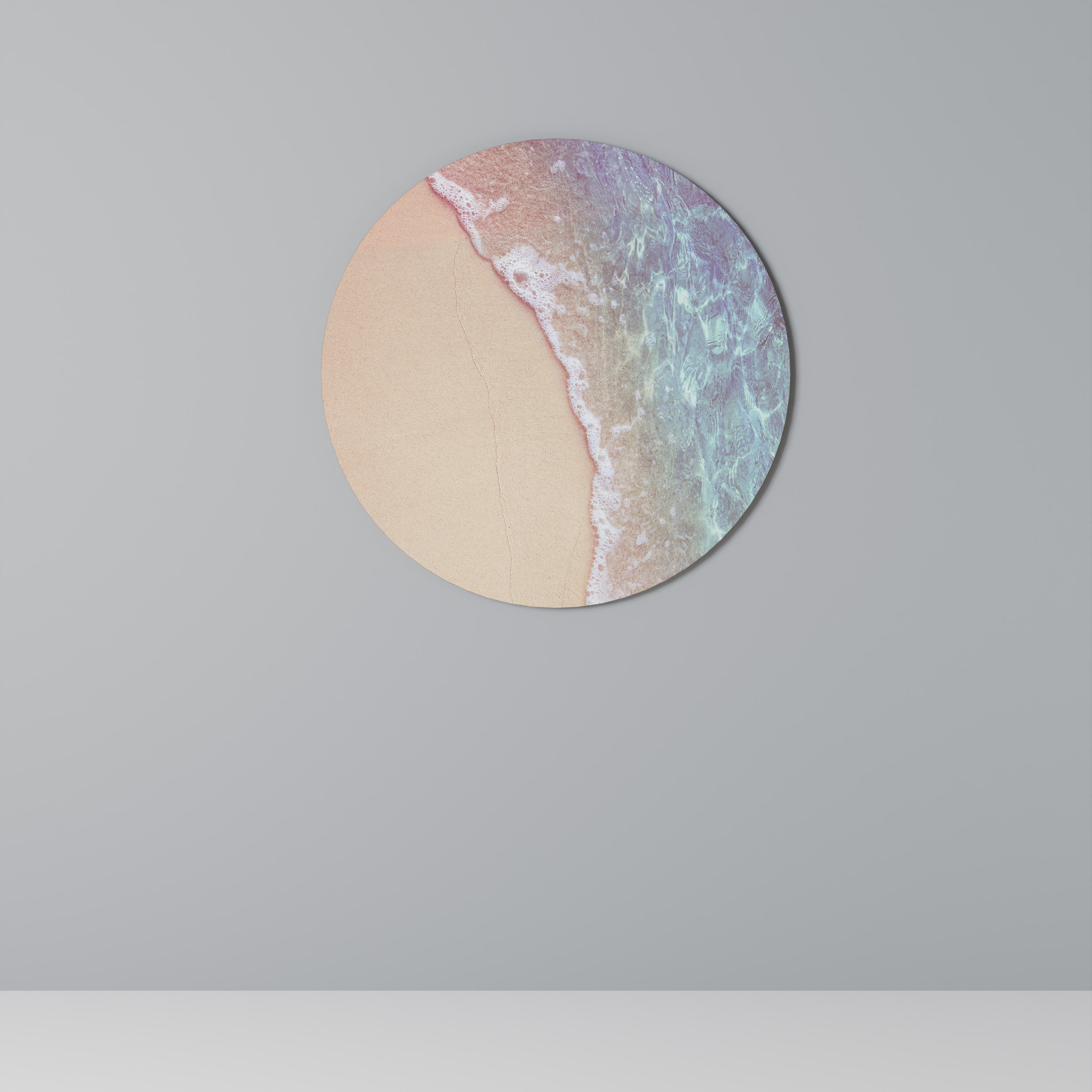 DREAMY SANDSCAPE HUES Round Wall Art