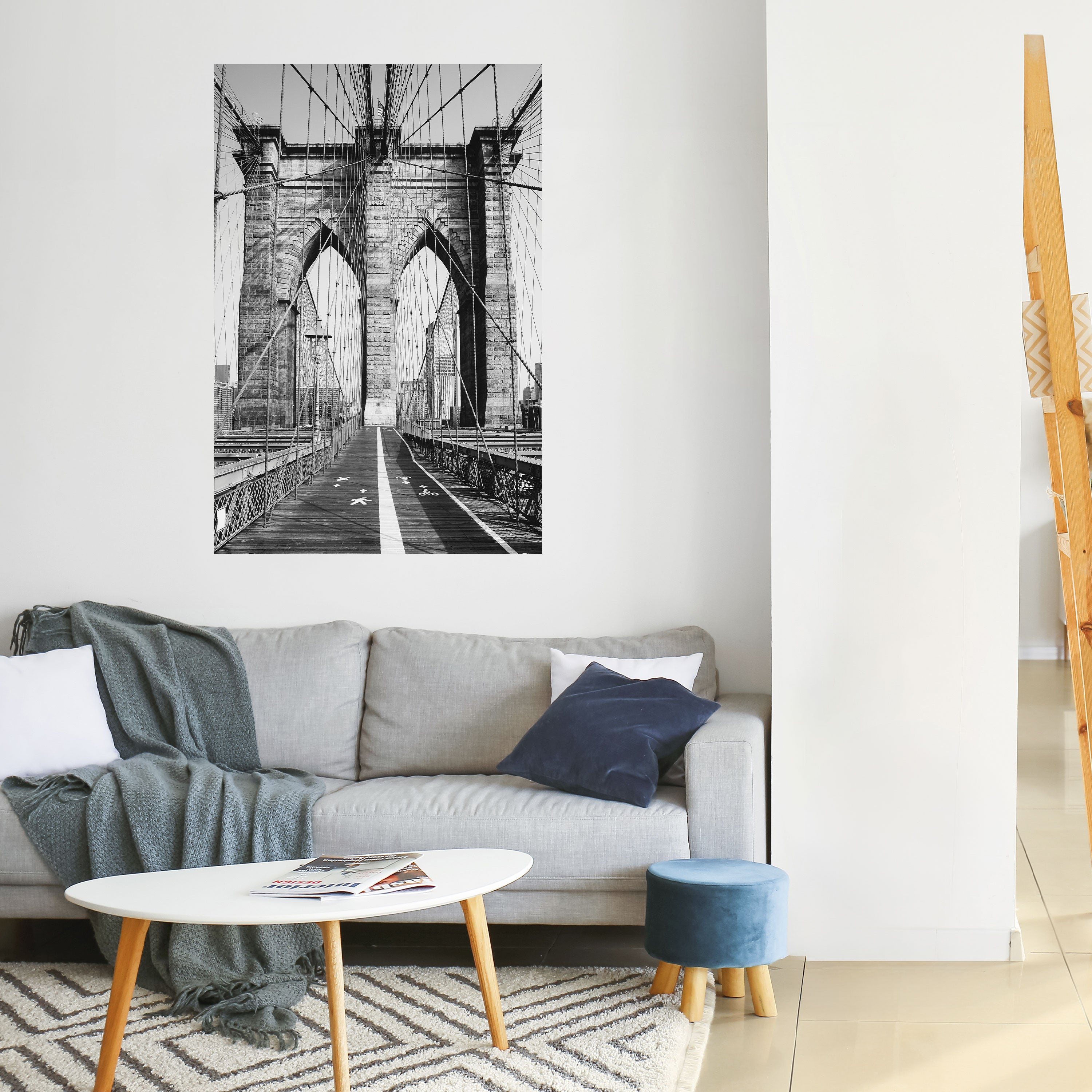STRINGS OF HISTORY Peel and Stick Vertical Poster