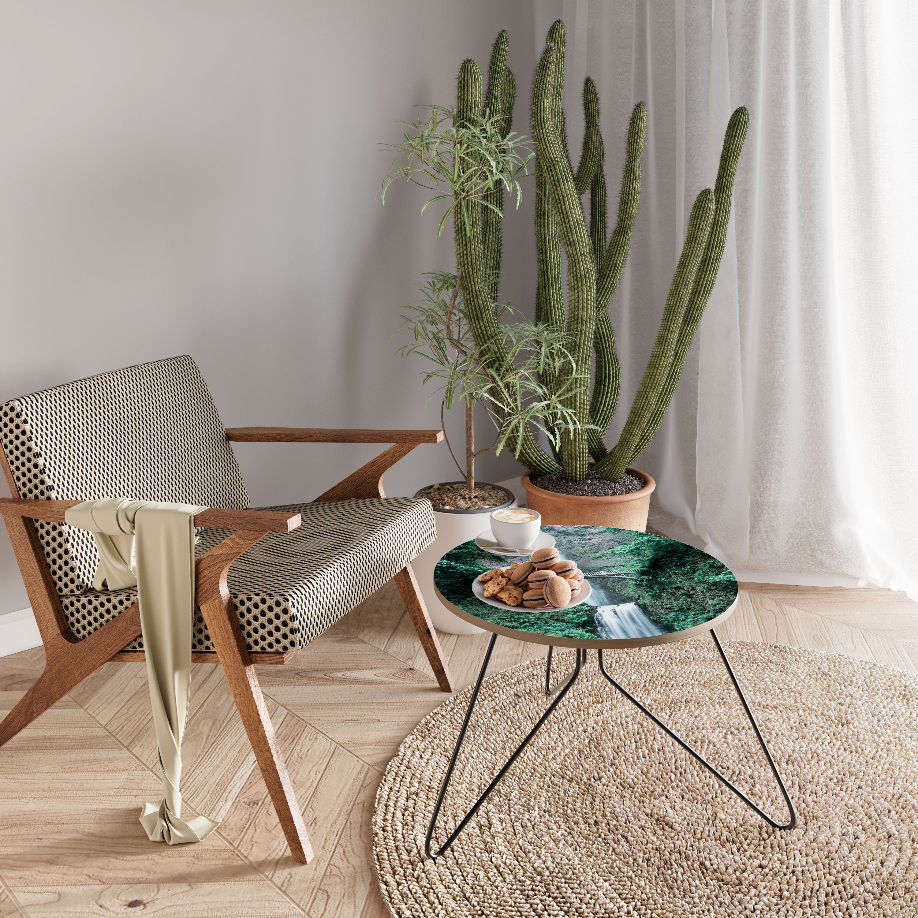 MYSTICAL WATERSCAPE BRIDGE Coffee Table 60