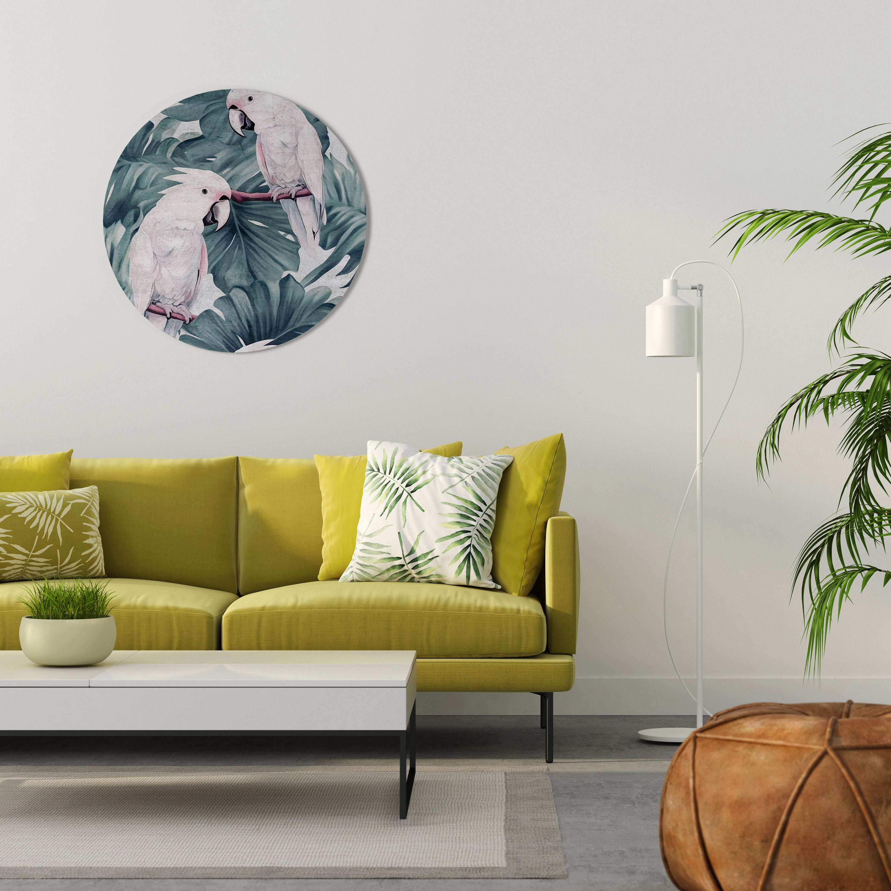 POPINJAY LOOK Round Wall Art