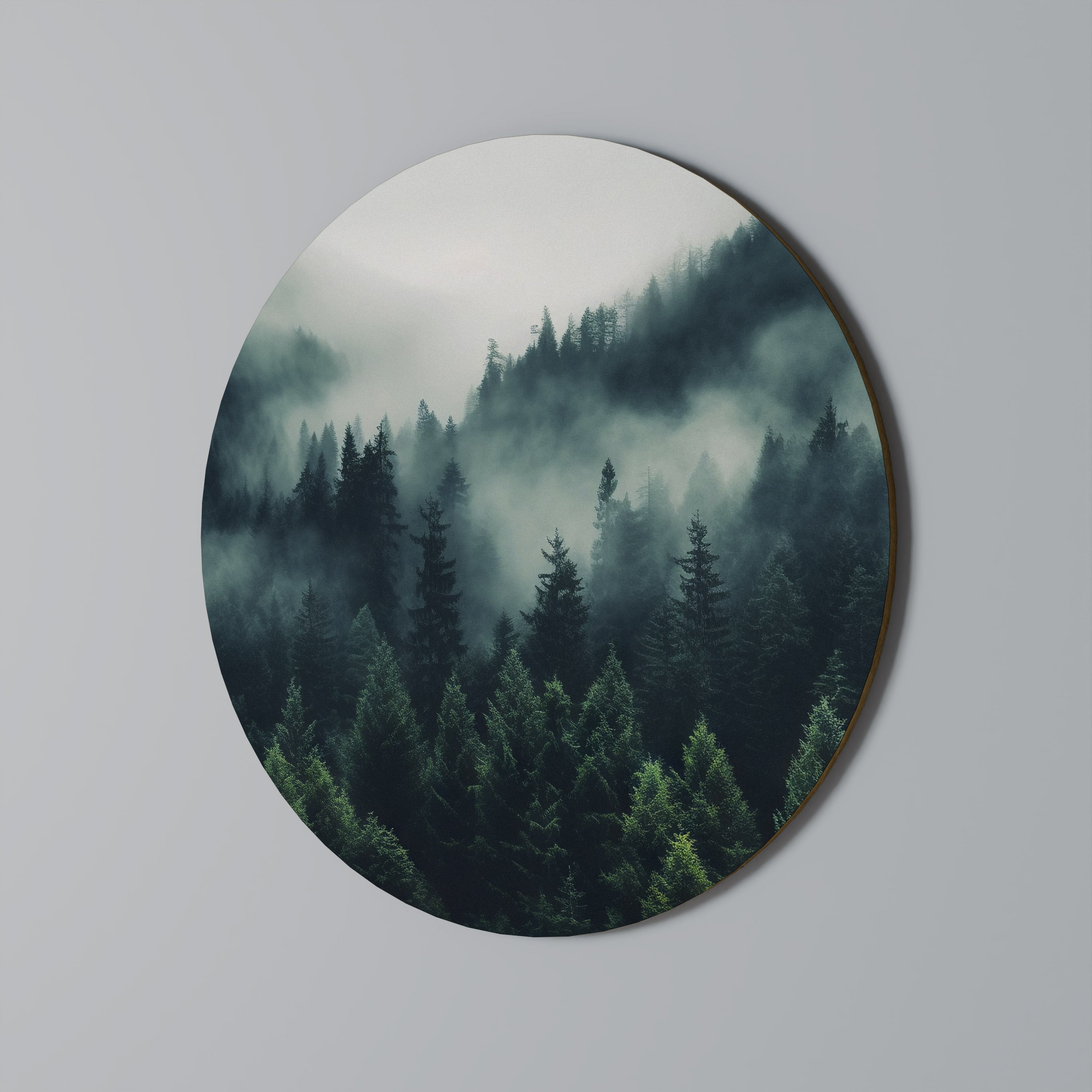 MYSTICAL FOREST WHISPERS Round Wall Art