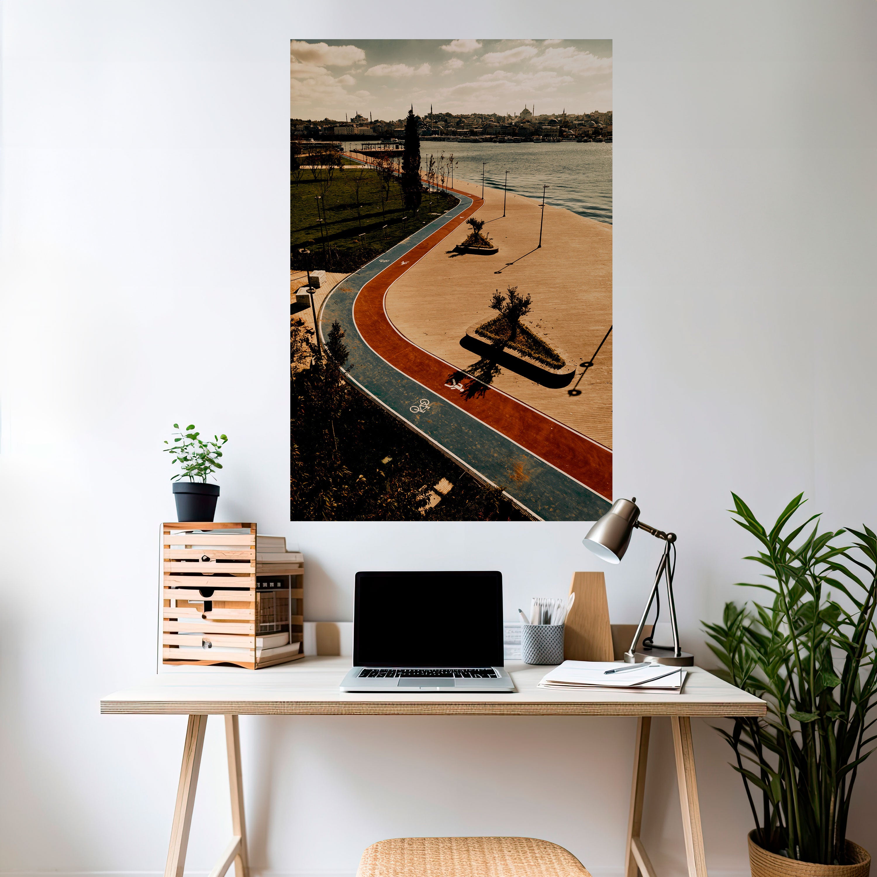 COLORS OF EXPLORATION Peel and Stick Vertical Poster