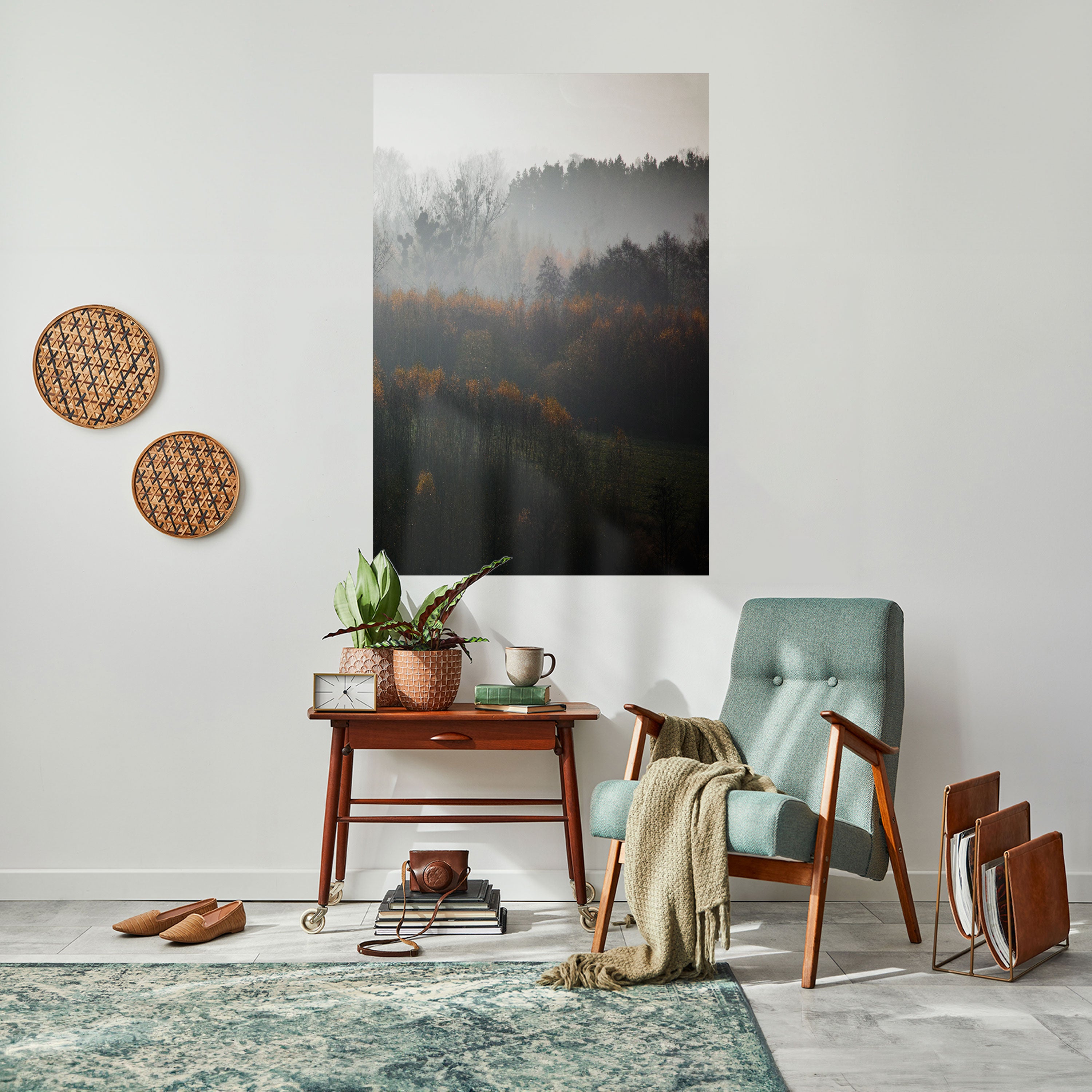 AUTUMNAL HAZE Peel and Stick Vertical Poster