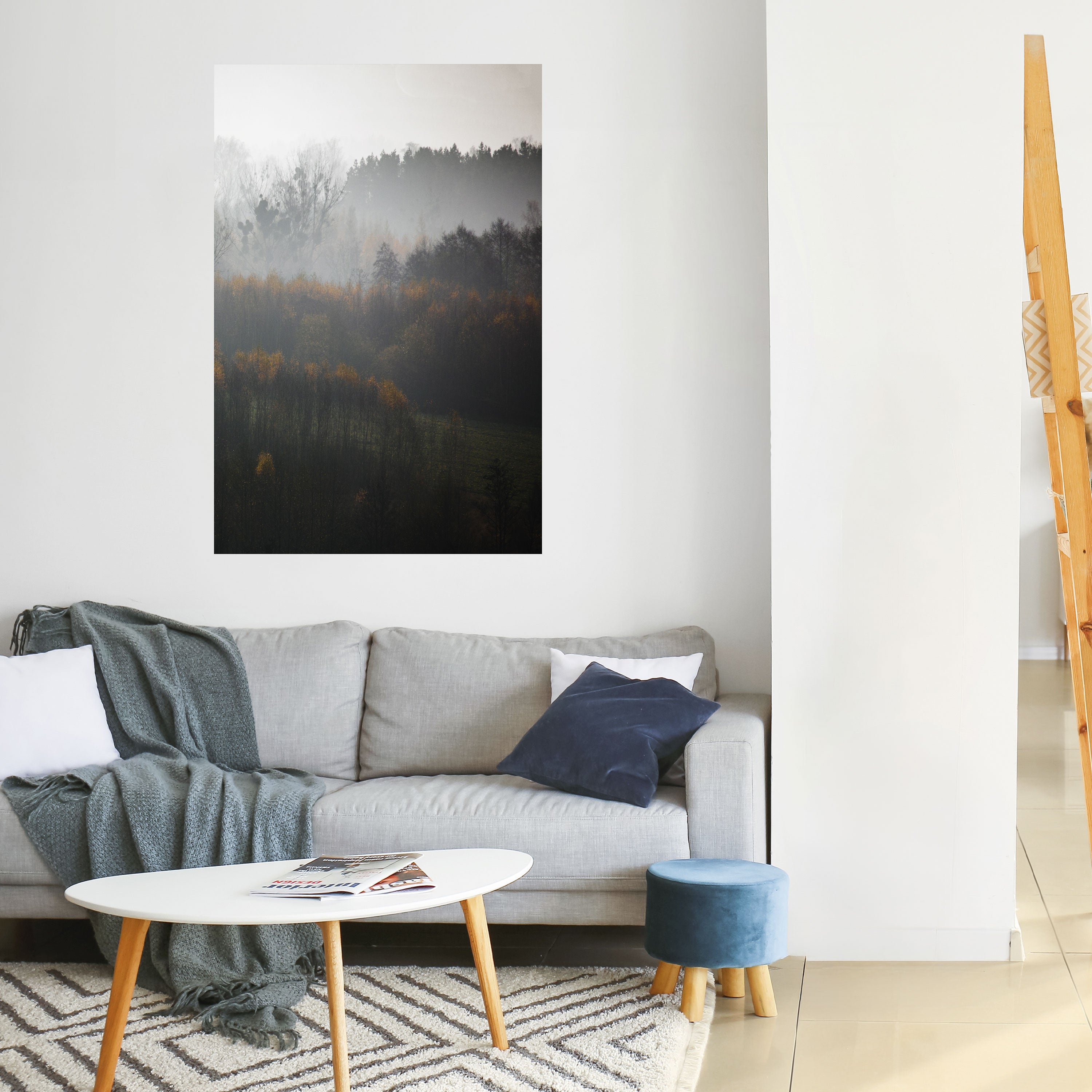 AUTUMNAL HAZE Peel and Stick Vertical Poster