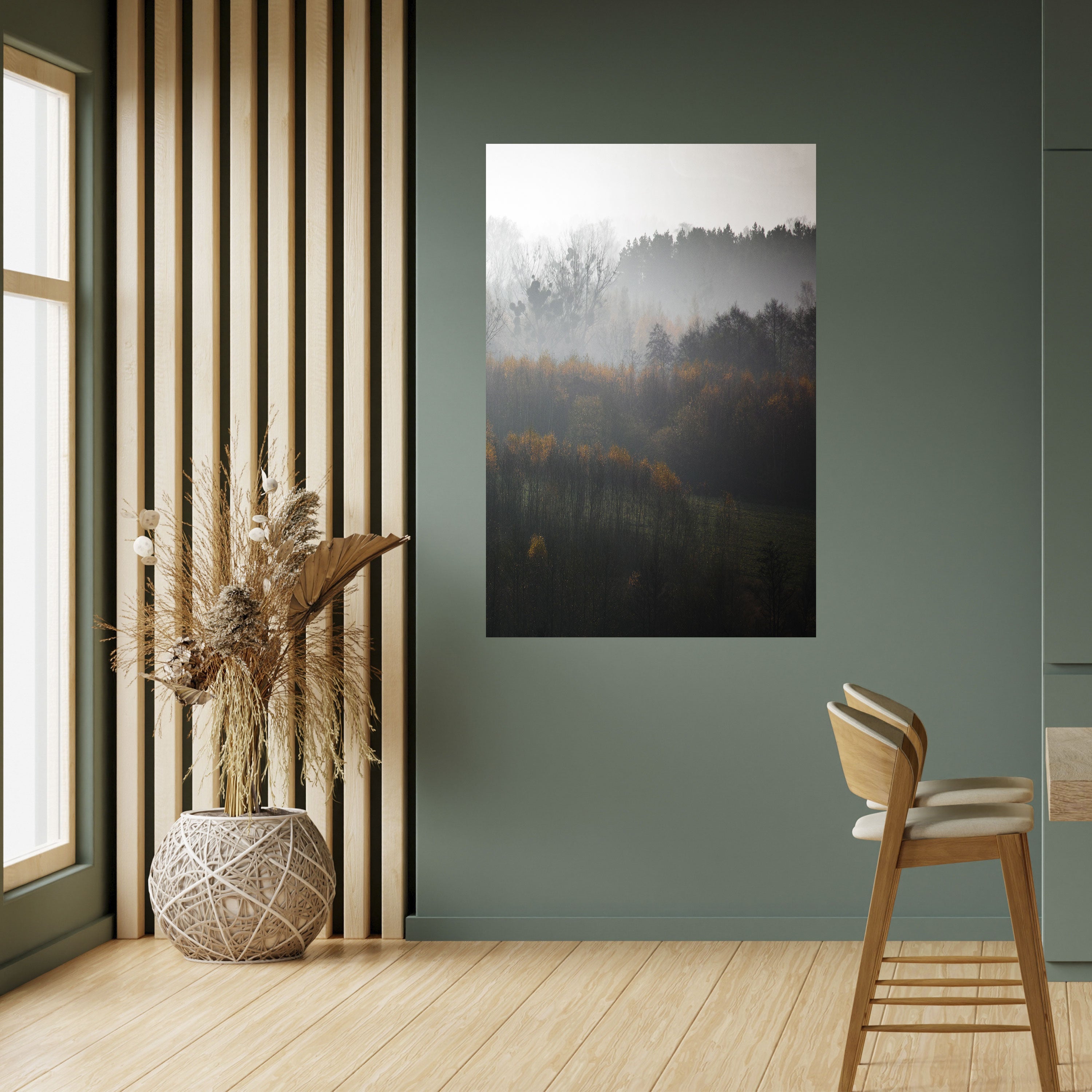 AUTUMNAL HAZE Peel and Stick Vertical Poster