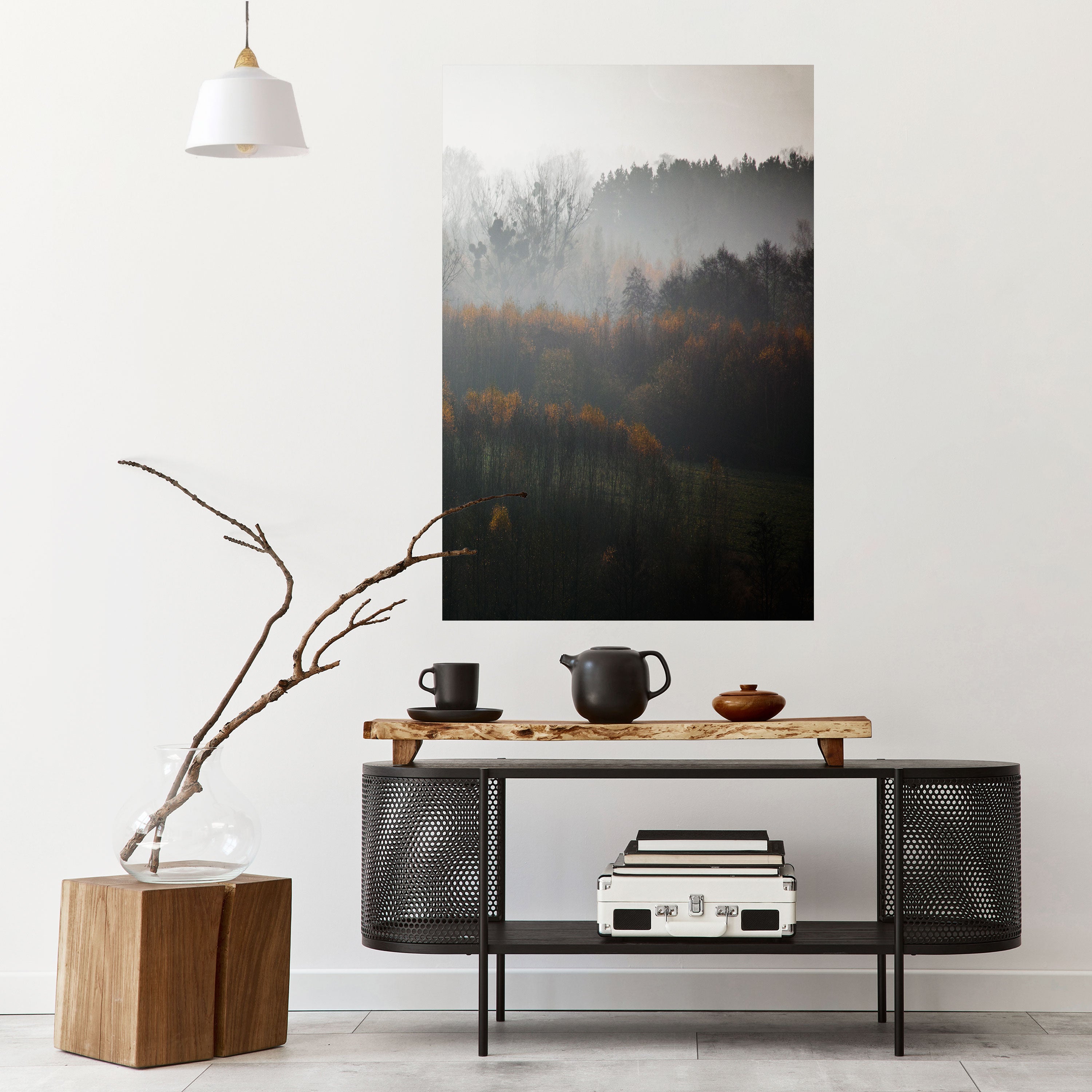 AUTUMNAL HAZE Peel and Stick Vertical Poster