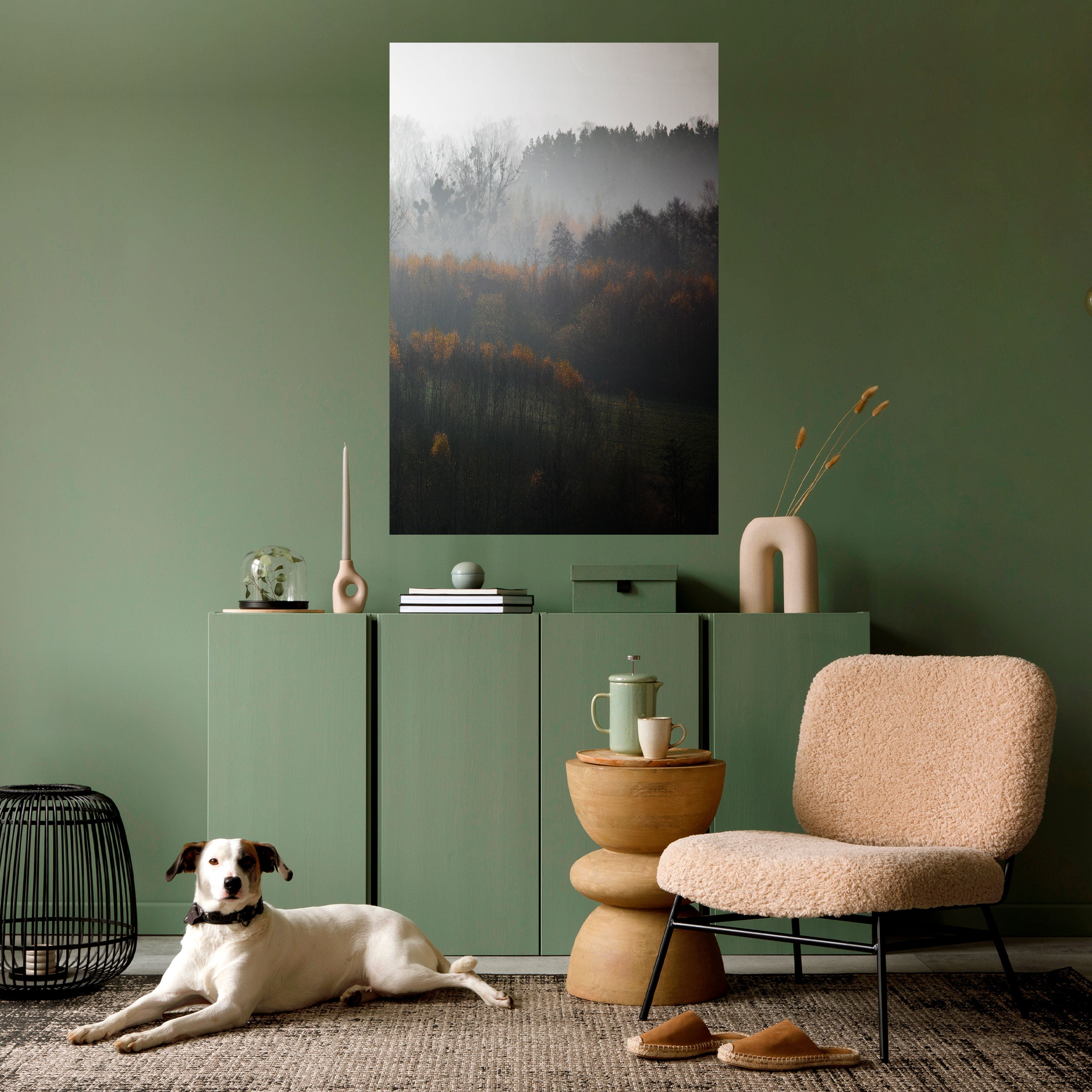 AUTUMNAL HAZE Peel and Stick Vertical Poster