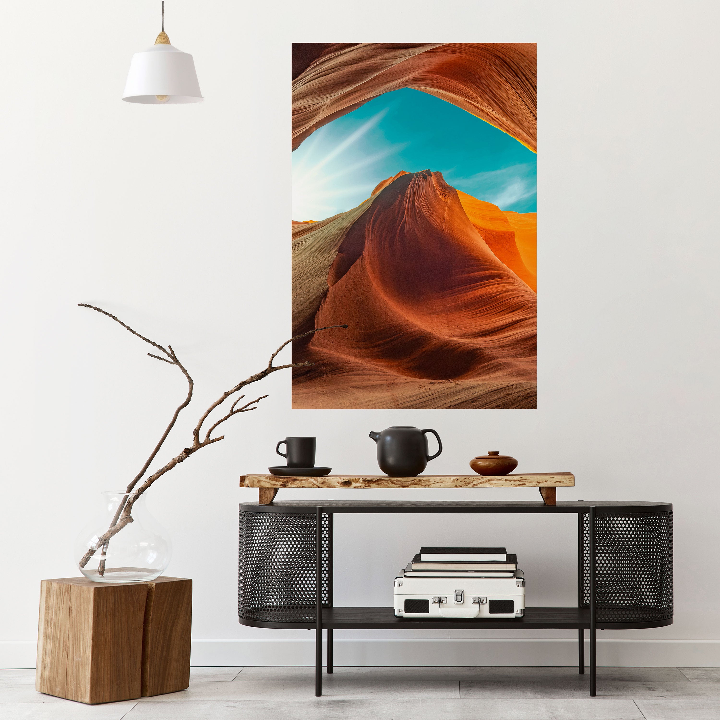 THE CANYON'S WHISPER Peel and Stick Vertical Poster
