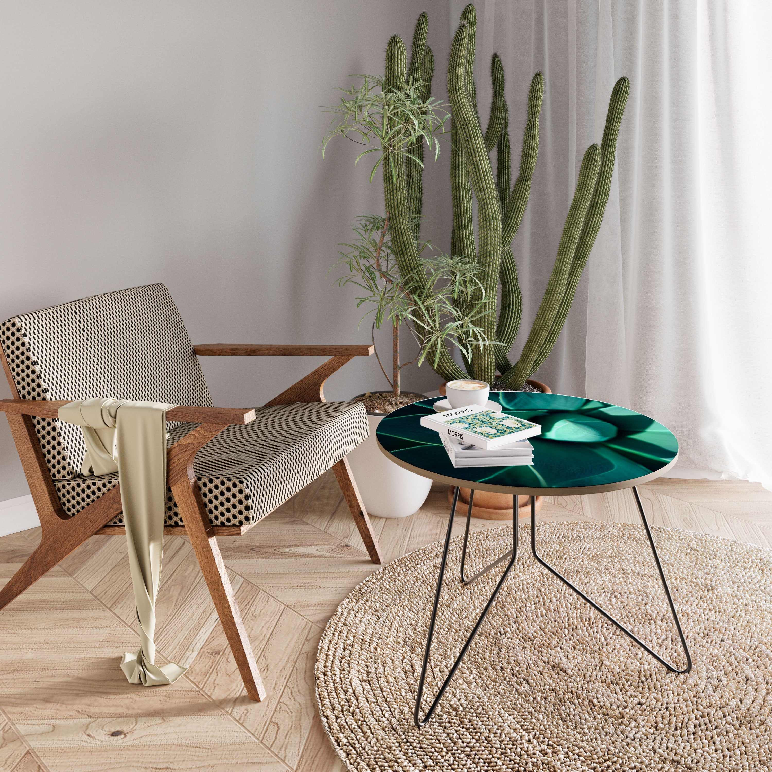 Mesa de centro MYSTICAL GREEN WHORL 69