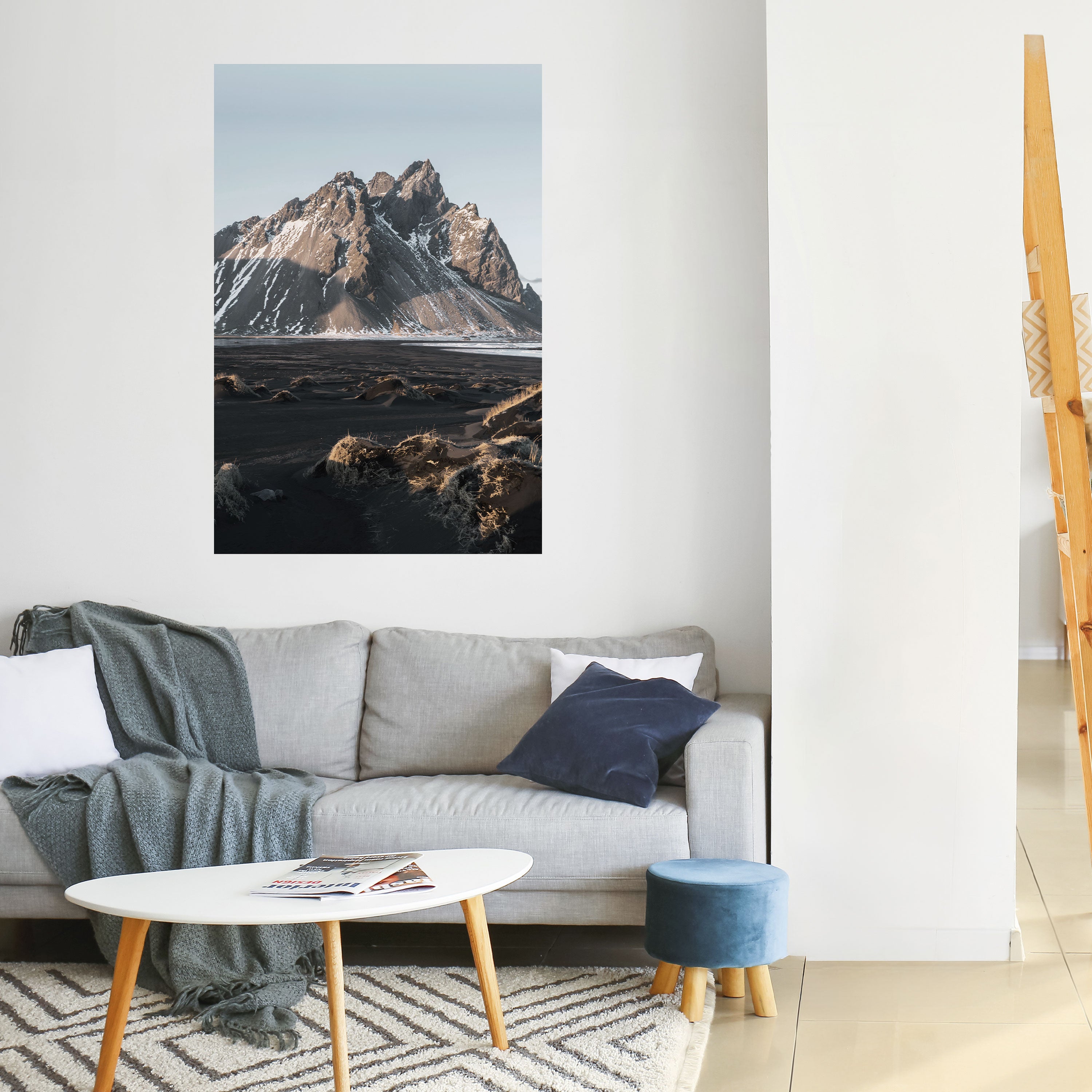ECHOES OF TIMELESS HEIGHTS Peel and Stick Vertical Poster