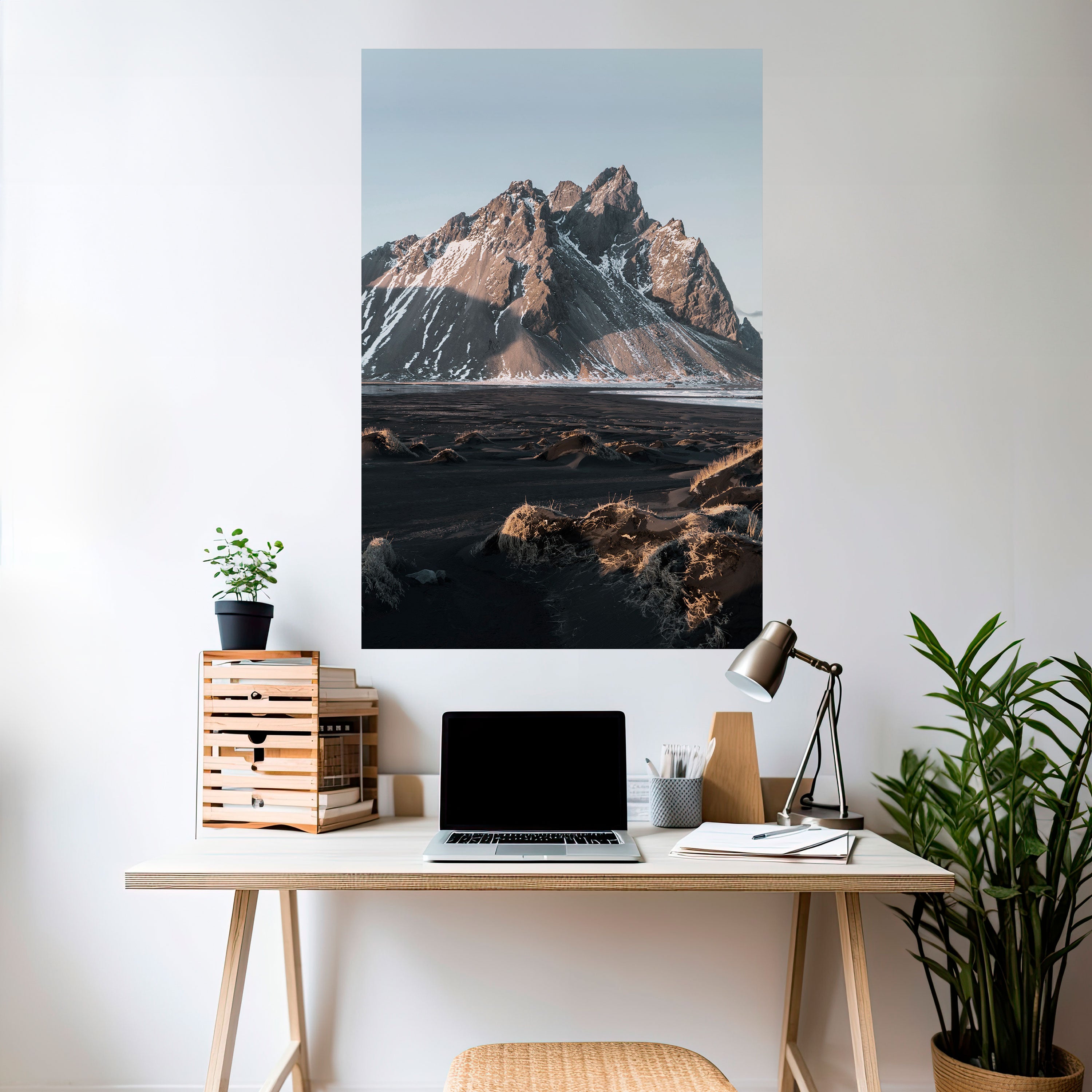 ECHOES OF TIMELESS HEIGHTS Peel and Stick Vertical Poster