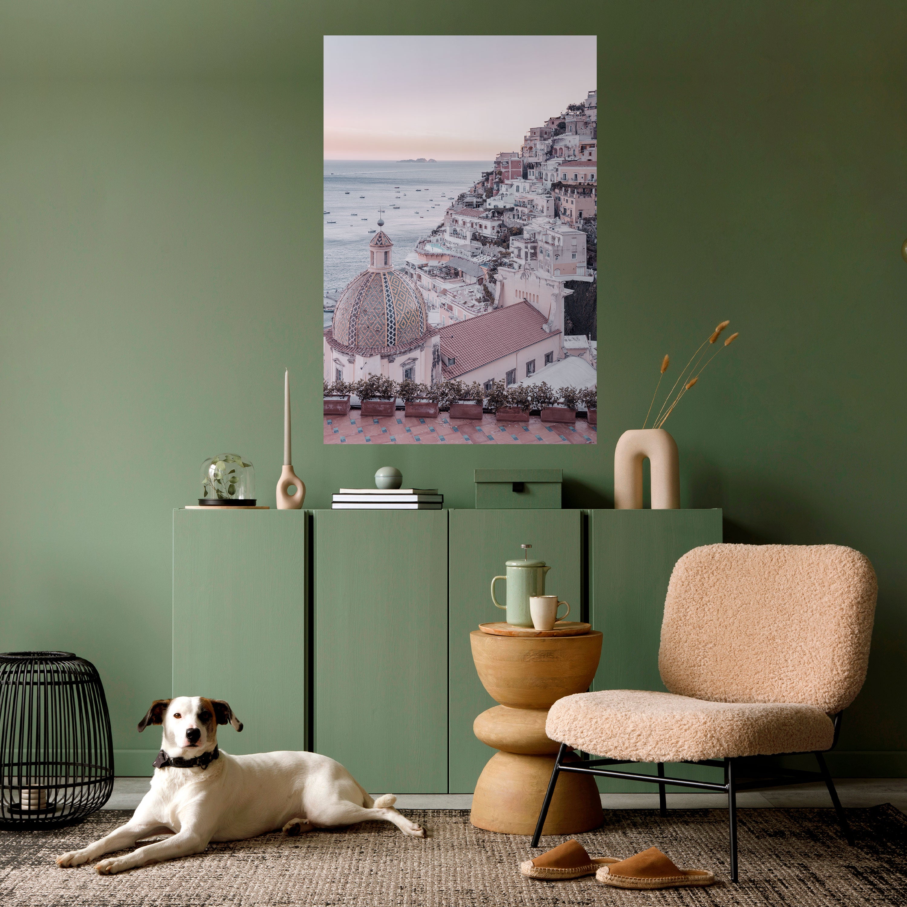 MEDITERRANEAN DREAMSCAPE Peel and Stick Vertical Poster