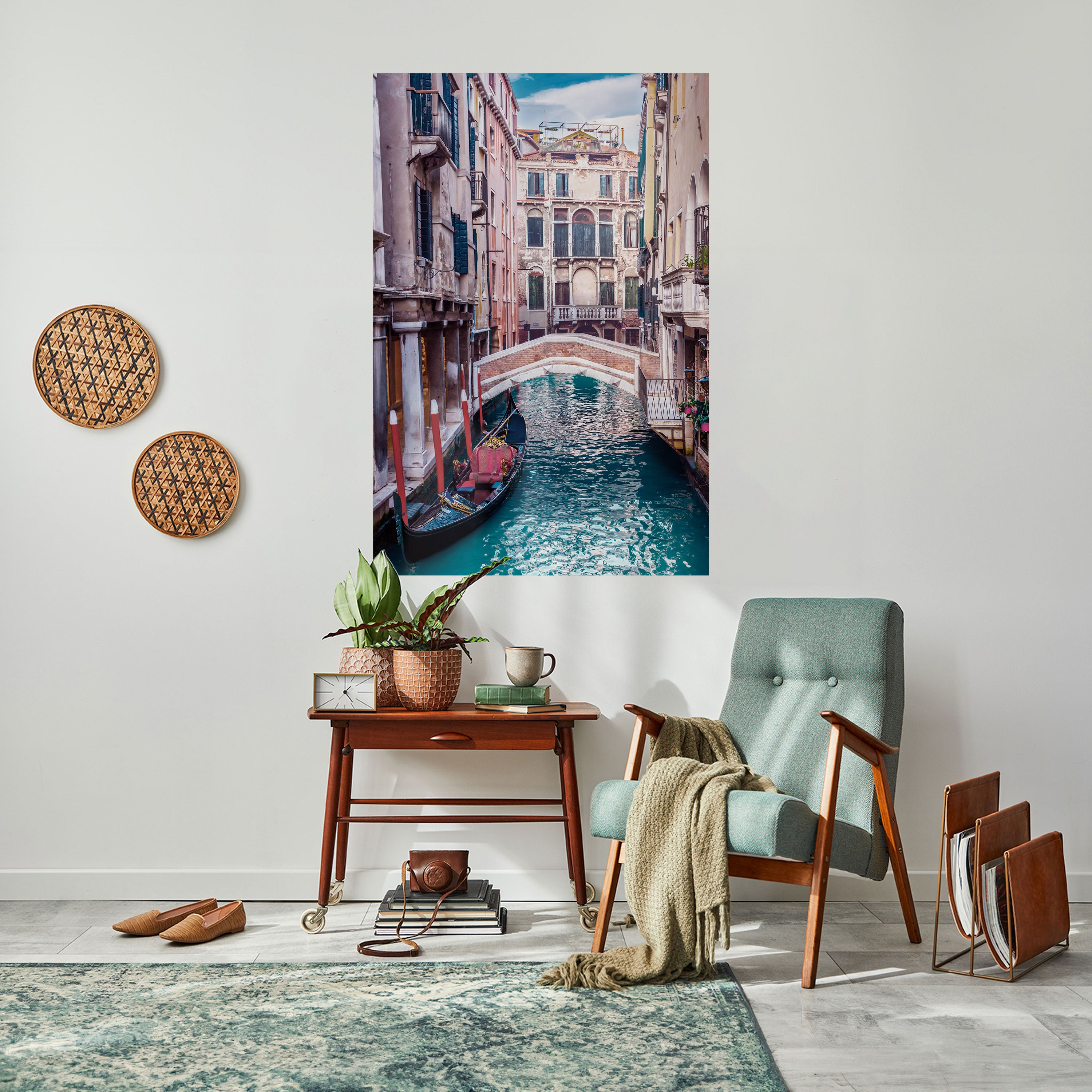 GONDOLA GLIDE Peel and Stick Vertical Poster